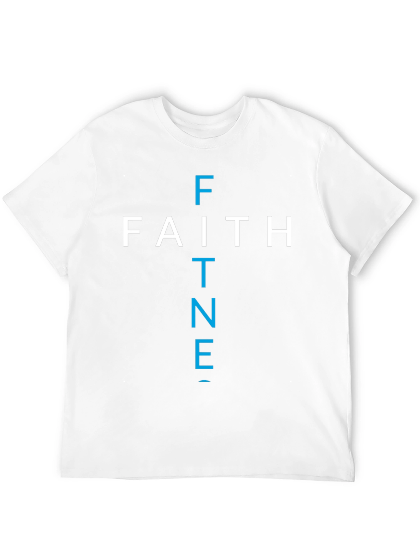 Black Faith Fitness Graphic Tee - Christian Workout Shirt view 12