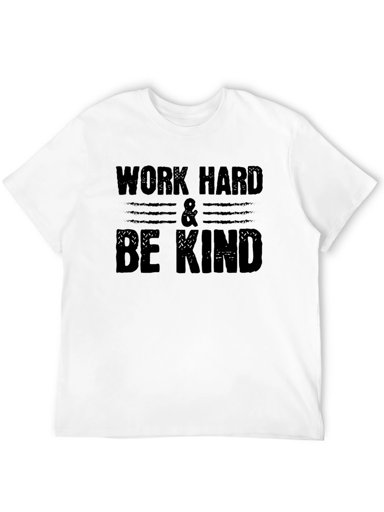 Black Work Hard & Be Kind Graphic T-Shirt view 12