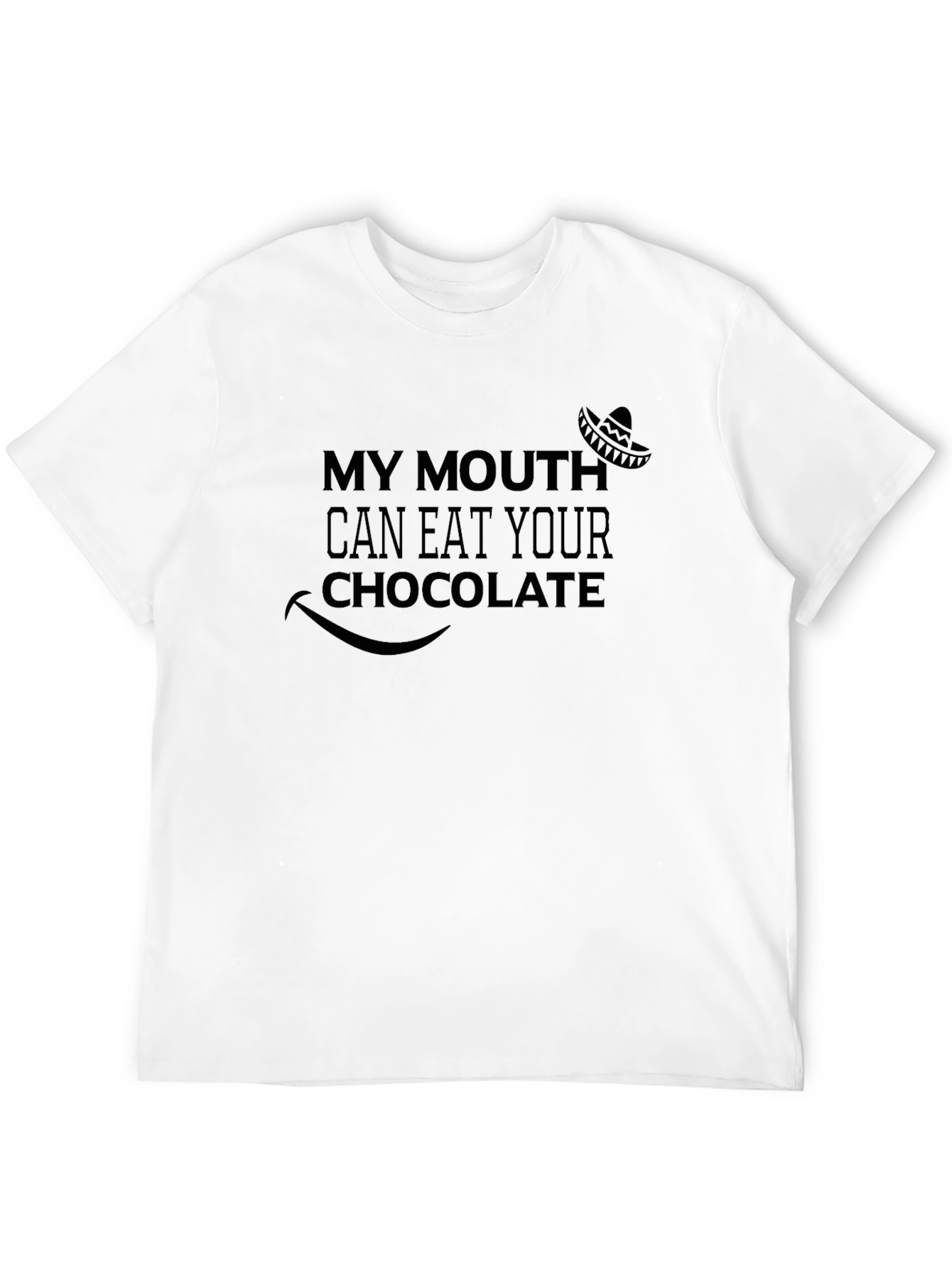 Black My Mouth Can Eat Your Chocolate Black T-Shirt view 12