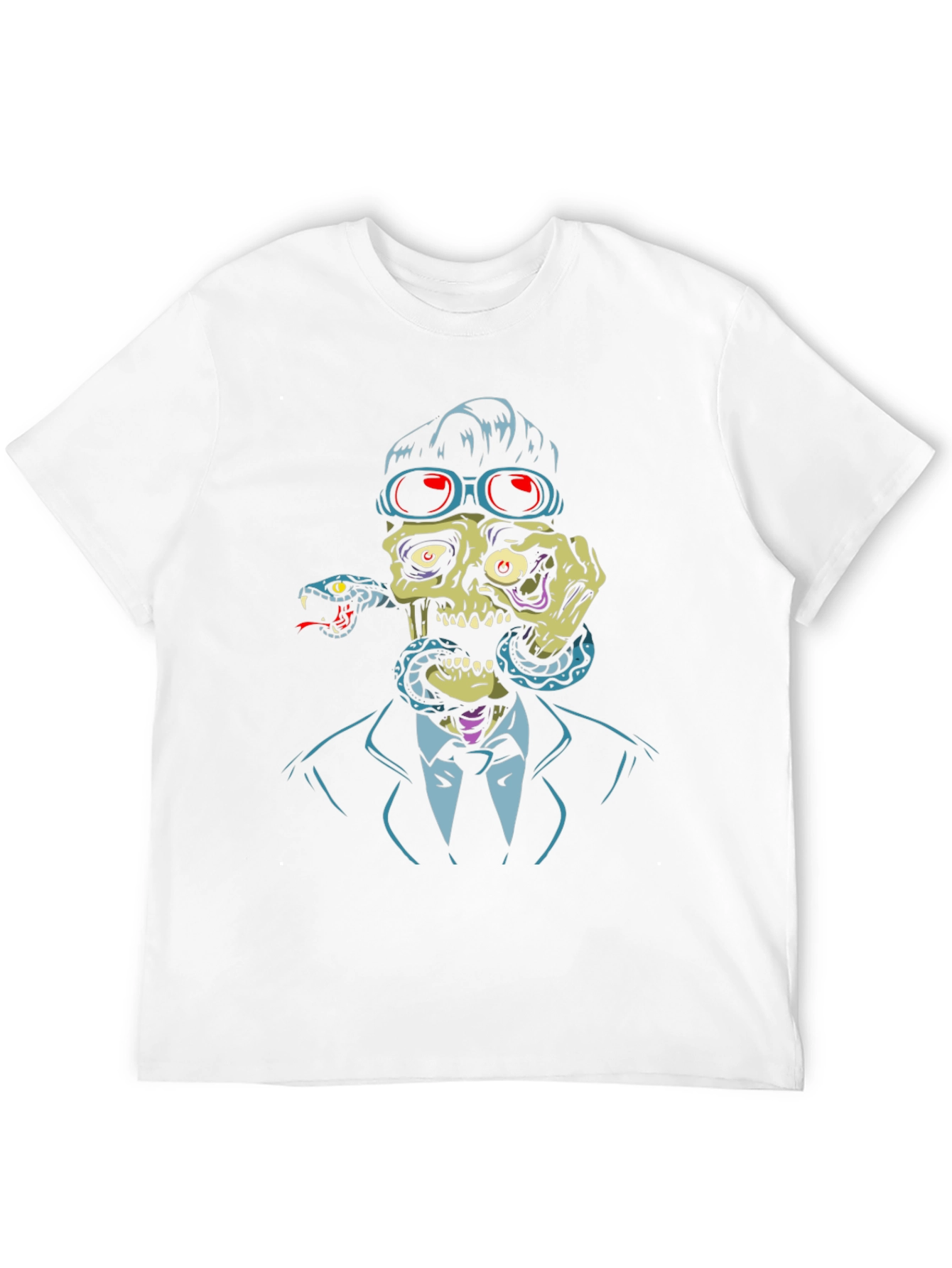 Skull & Snake Graphic T-Shirt - 12