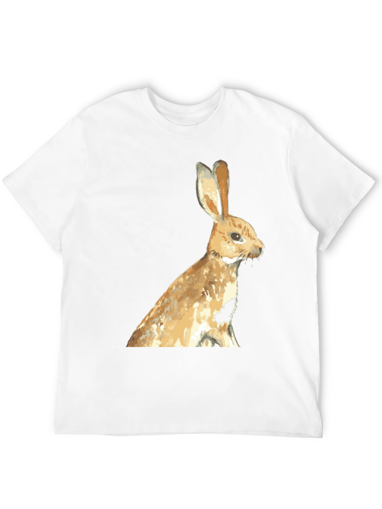 Black Rabbit Graphic Black T-Shirt view 12