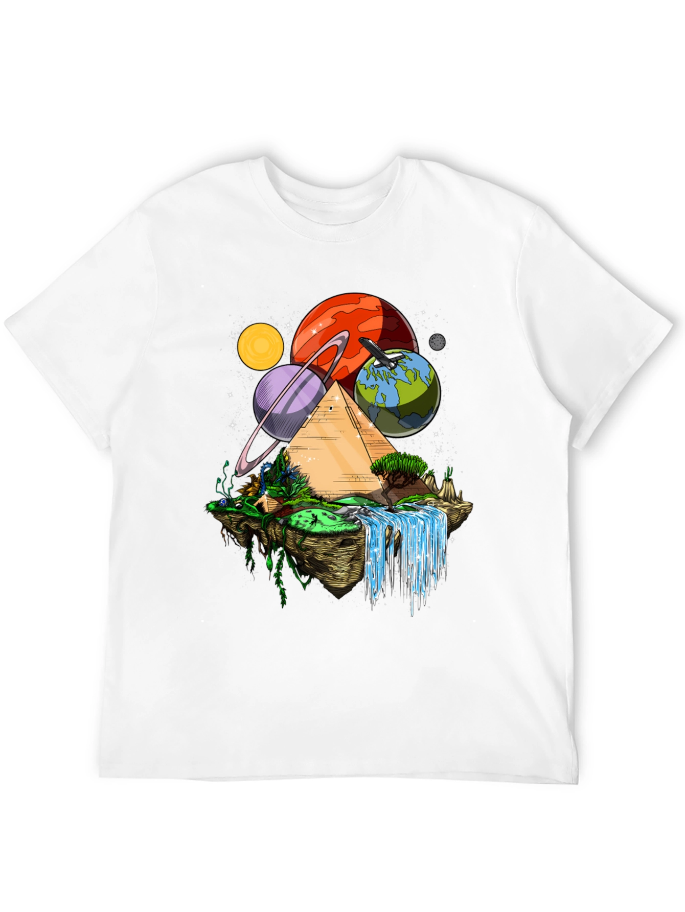 Cosmic Pyramid Black T-Shirt - 12