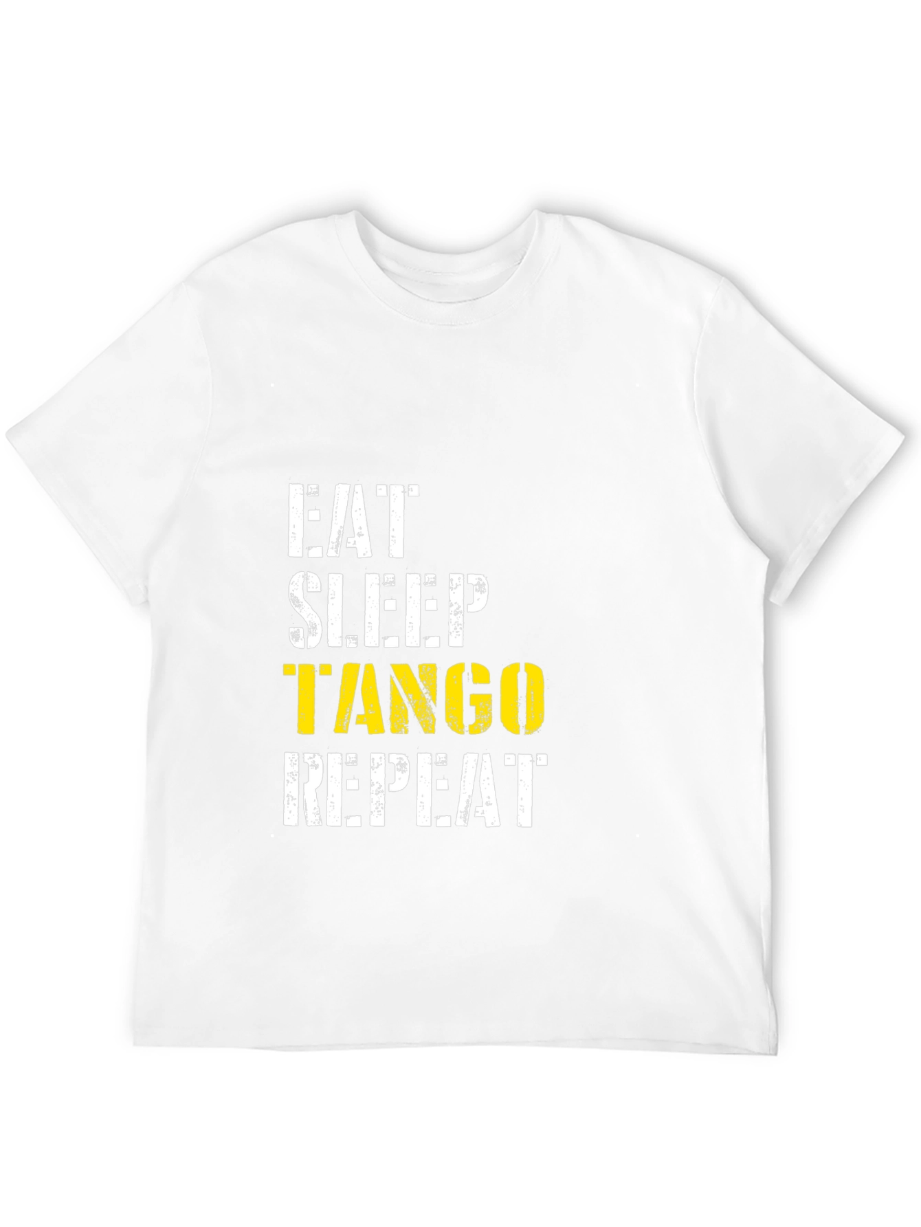 Black Eat Sleep Tango Repeat Black T-Shirt view 12