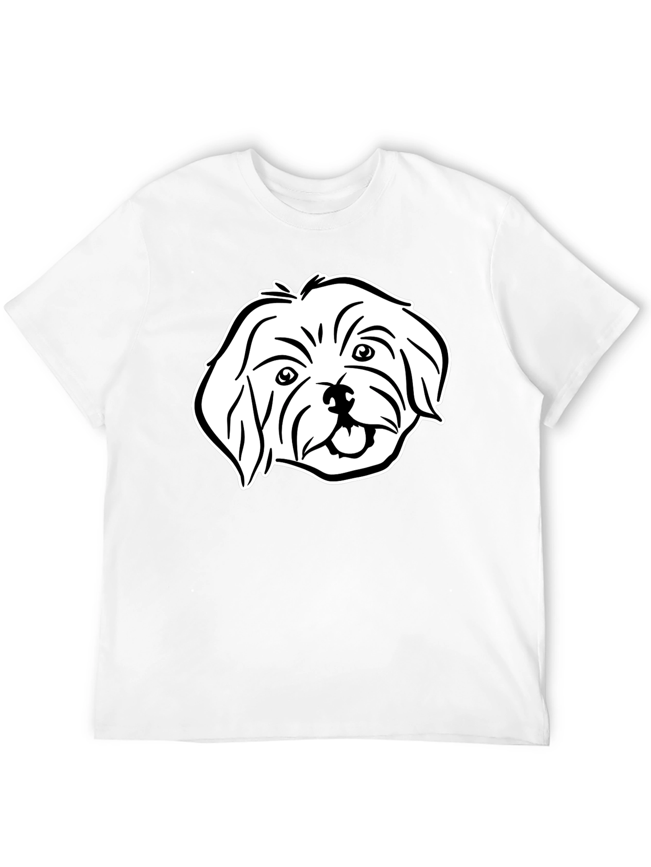 Black Dog Graphic Black T-Shirt view 12