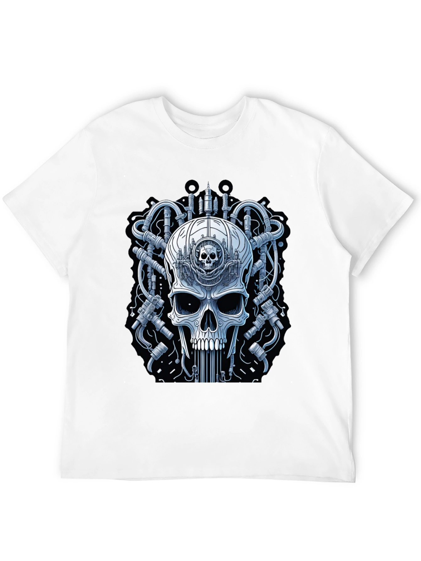 Skull Gear T-Shirt - Men's Graphic Tee - 12