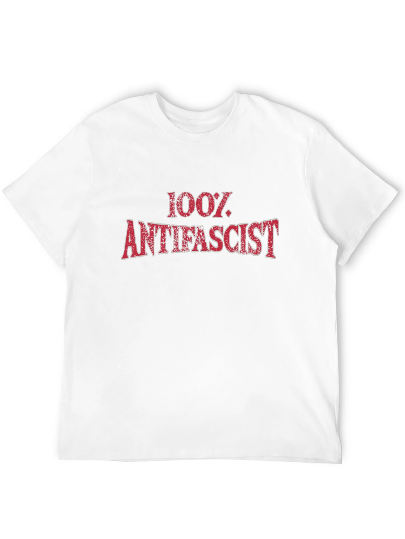 Black 100% Antifascist Graphic Tee view 12