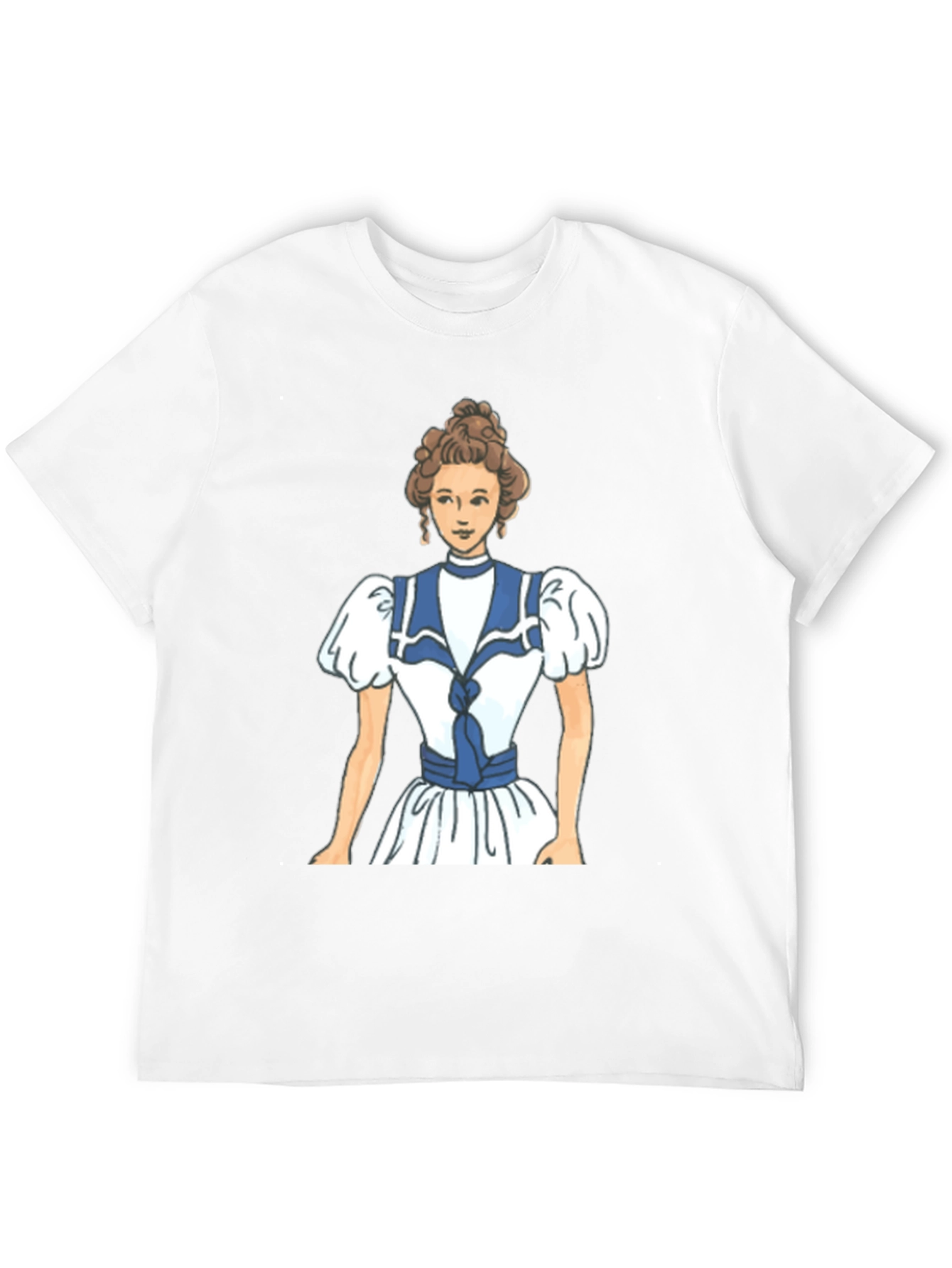 Black Vintage Lady Graphic T-Shirt - Retro Chic Tee view 12