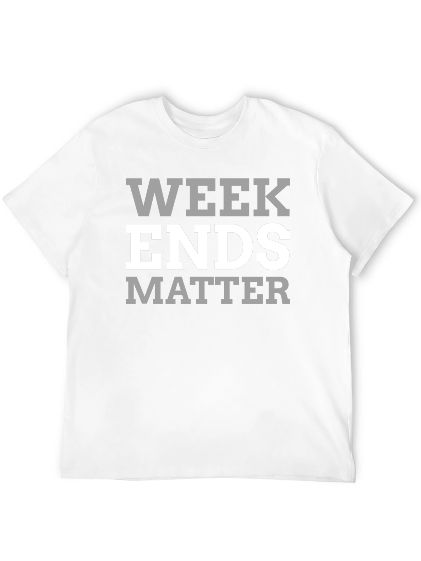 Black Weekends Matter Graphic Print Tee - Black view 12