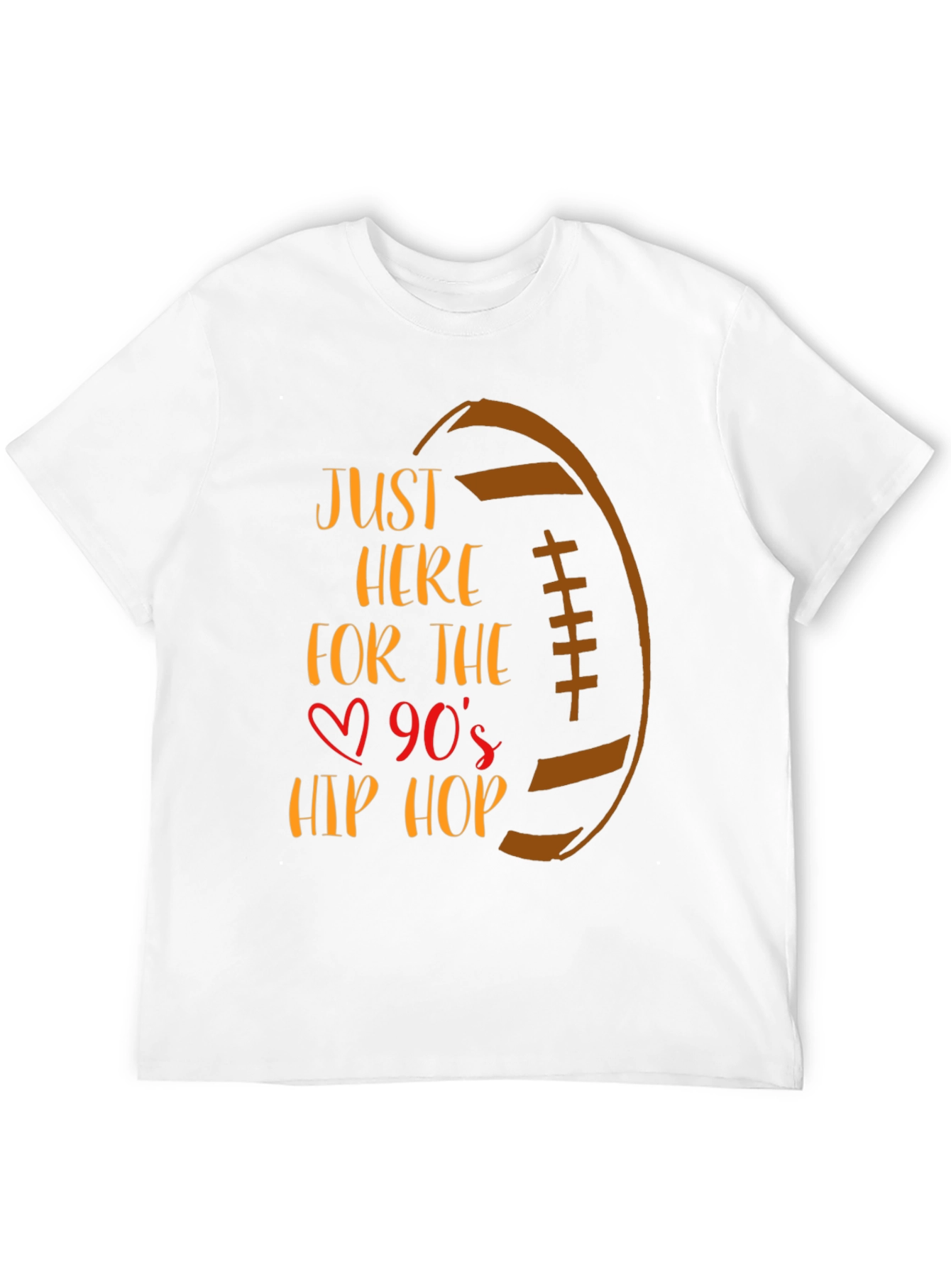 Black 90s Hip Hop Football Graphic Tee view 12