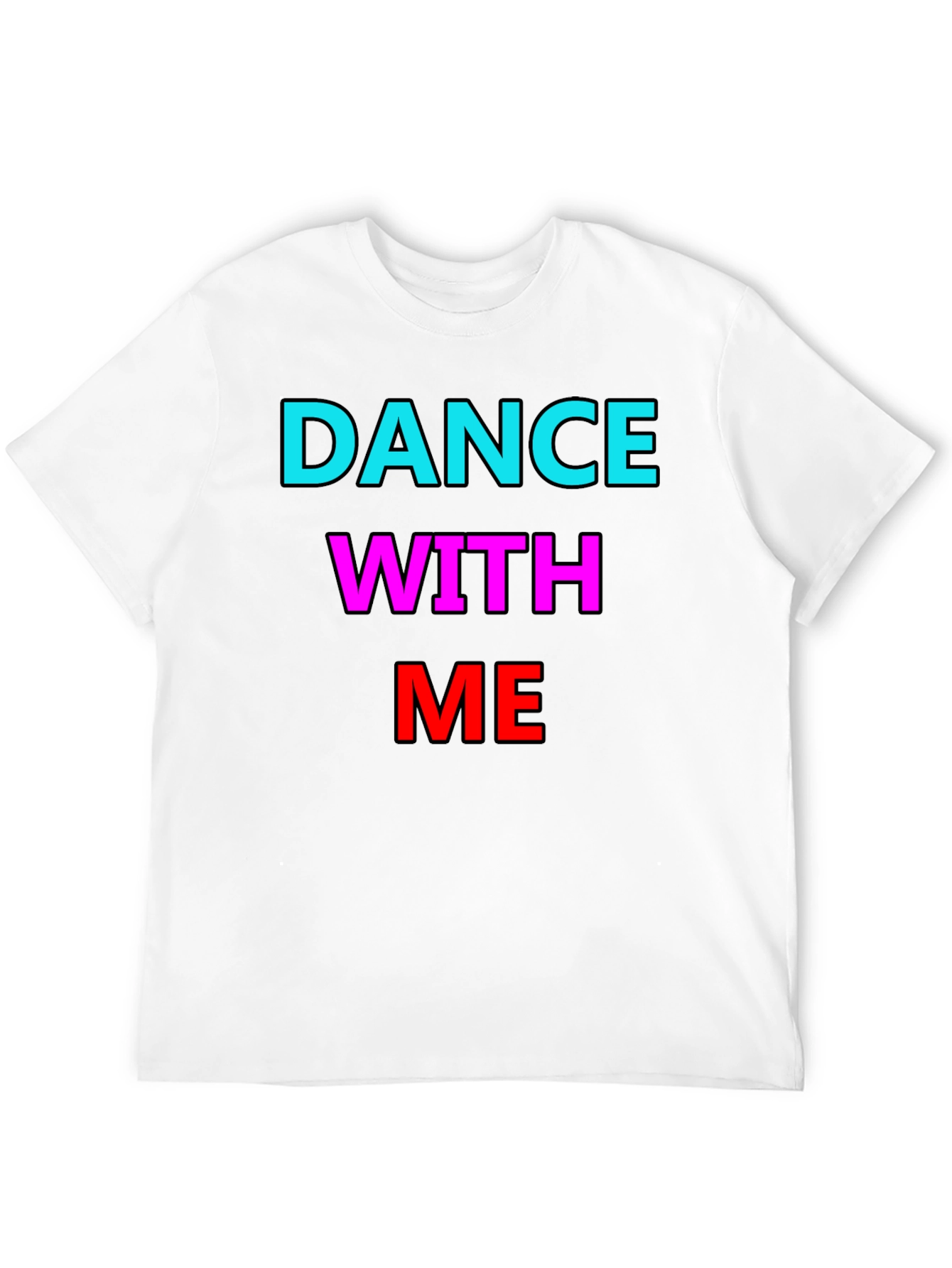Black Dance With Me Graphic Tee - Bold Statement Shirt view 12