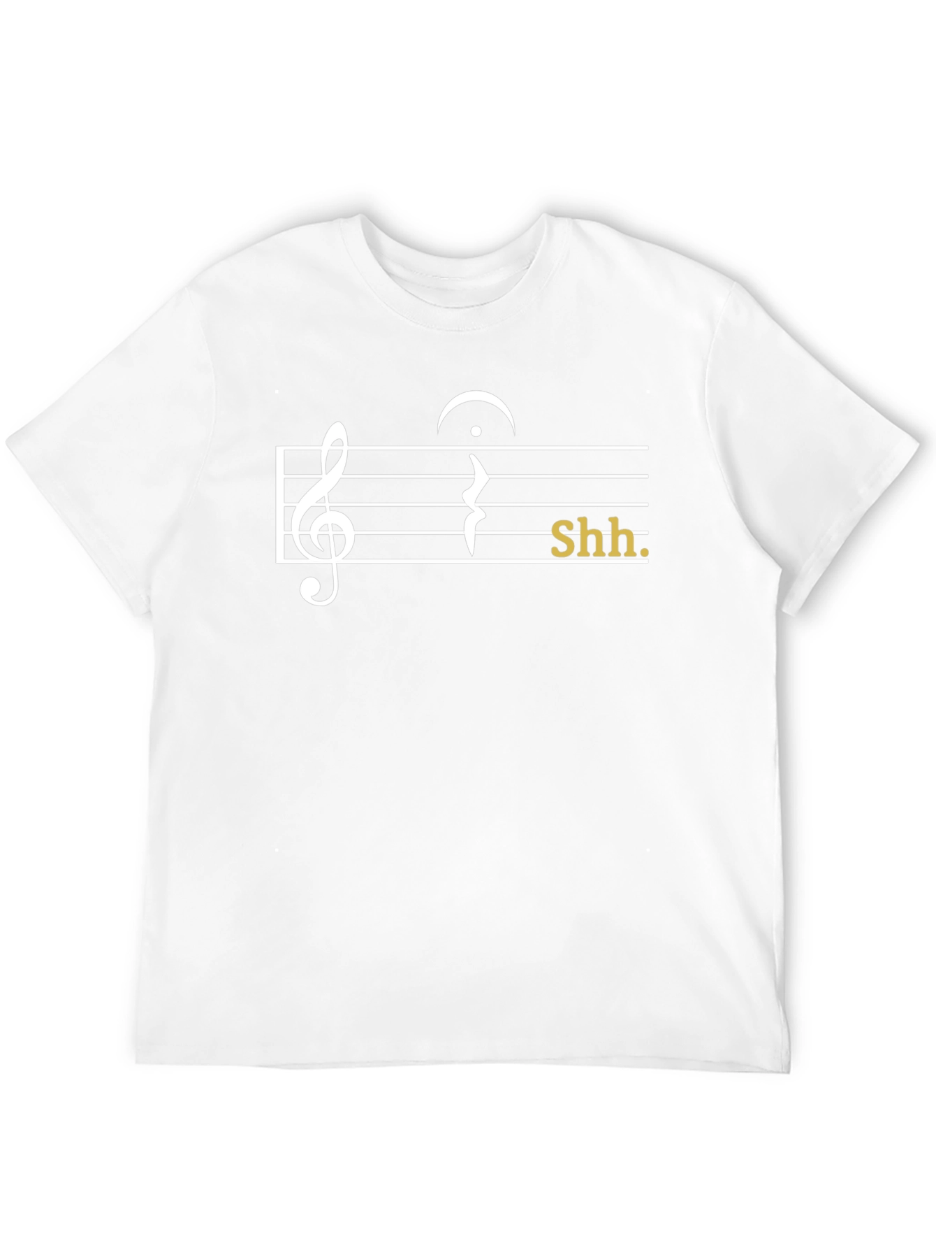 Black Musical Shhh T-Shirt view 12