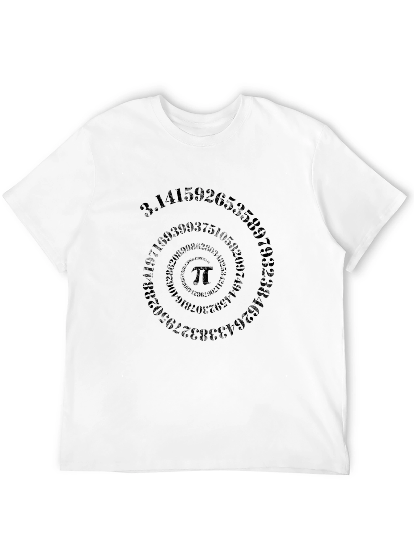 Black Math Pi Symbol T-Shirt view 12