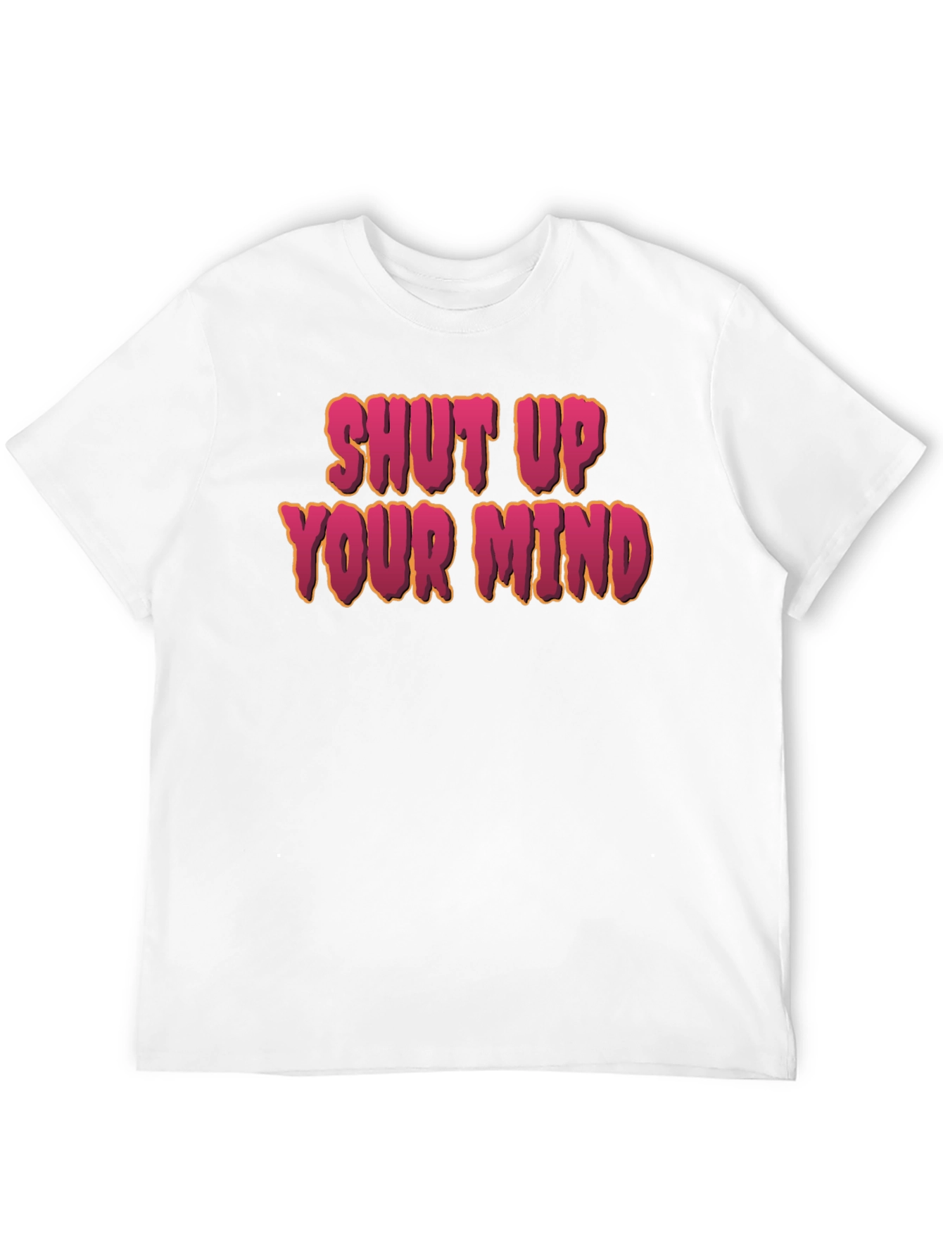 Black Shut Up Your Mind Graphic Tee - Unisex view 12