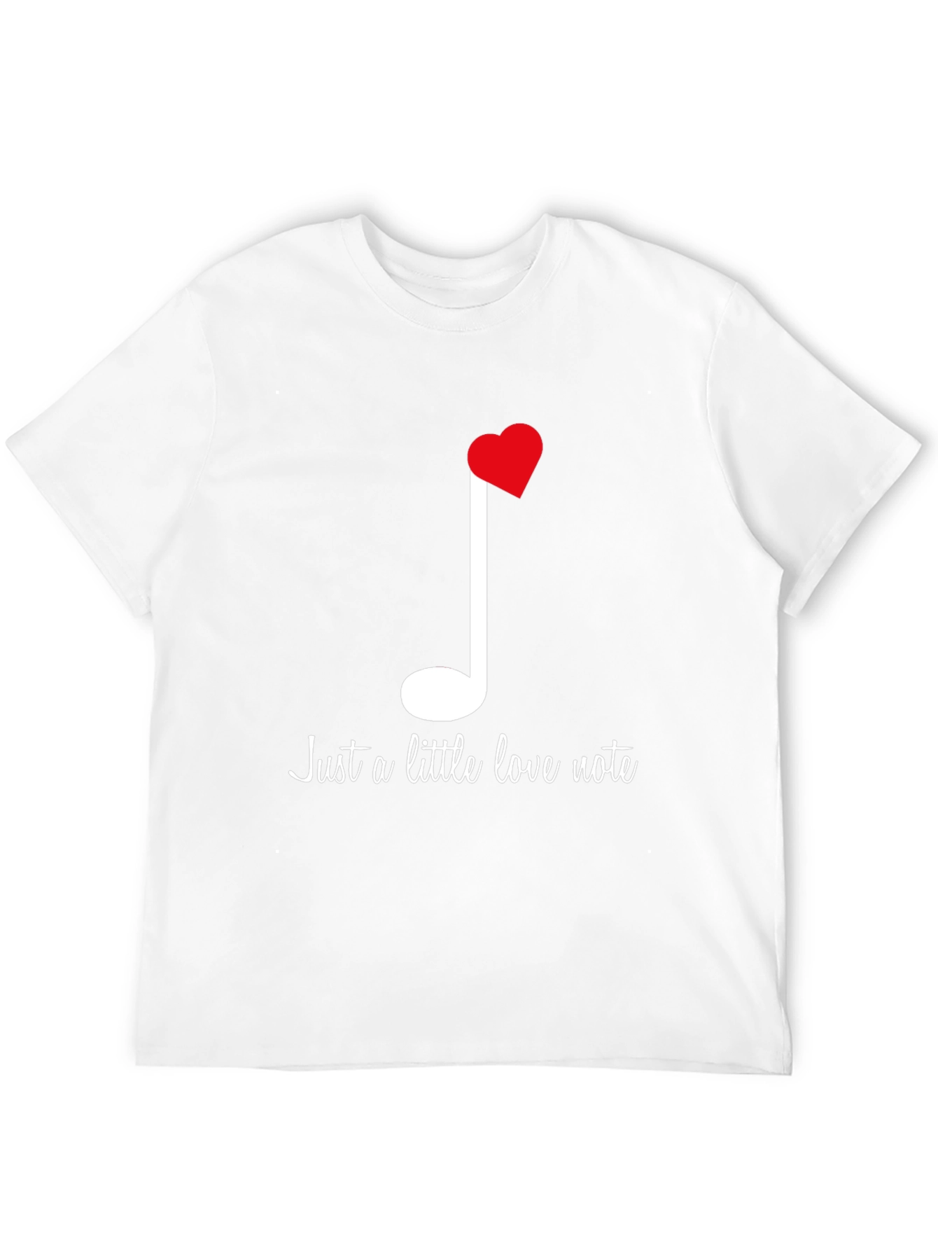 Black Love Note Graphic Tee - Soft Cotton Blend view 12