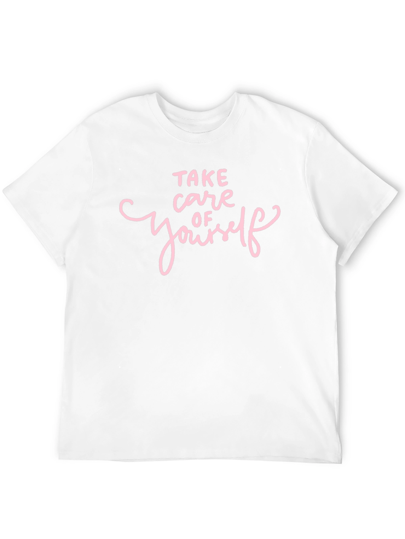 Black Take Care Of Yourself Black T-Shirt view 12