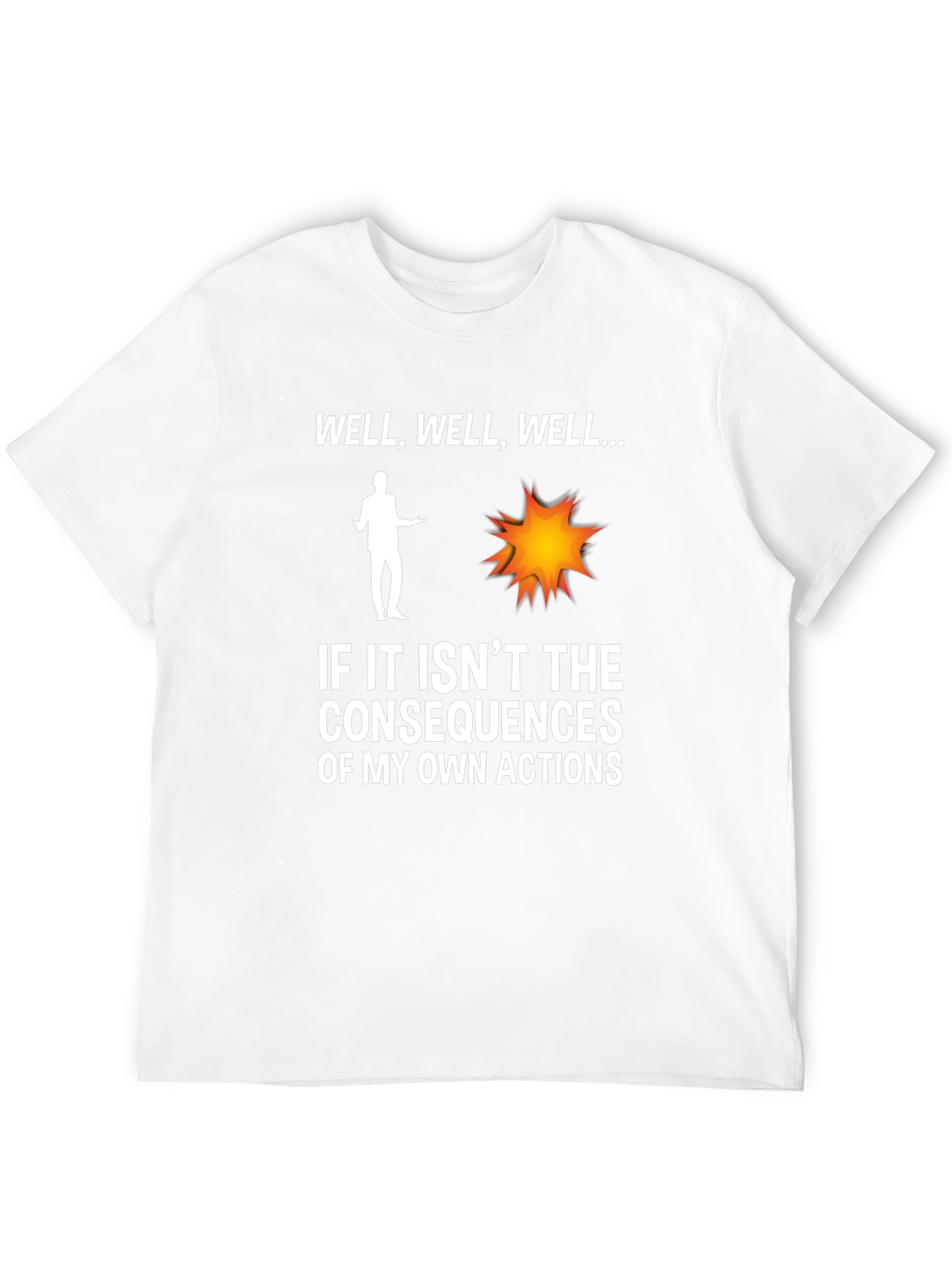 Black Consequences T-Shirt - Funny Meme Tee view 12