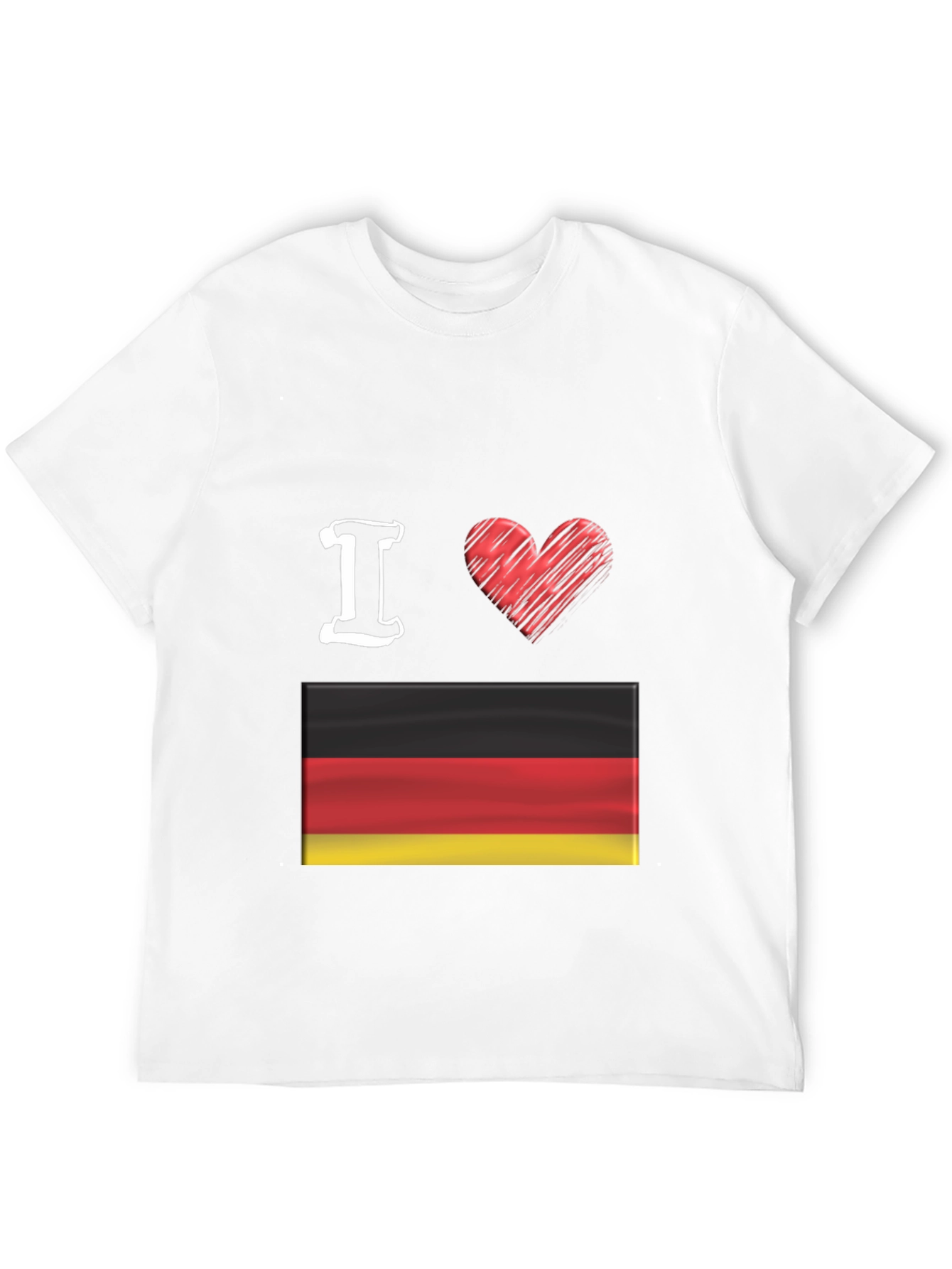I Love Germany T-Shirt, German Flag Tee - 12