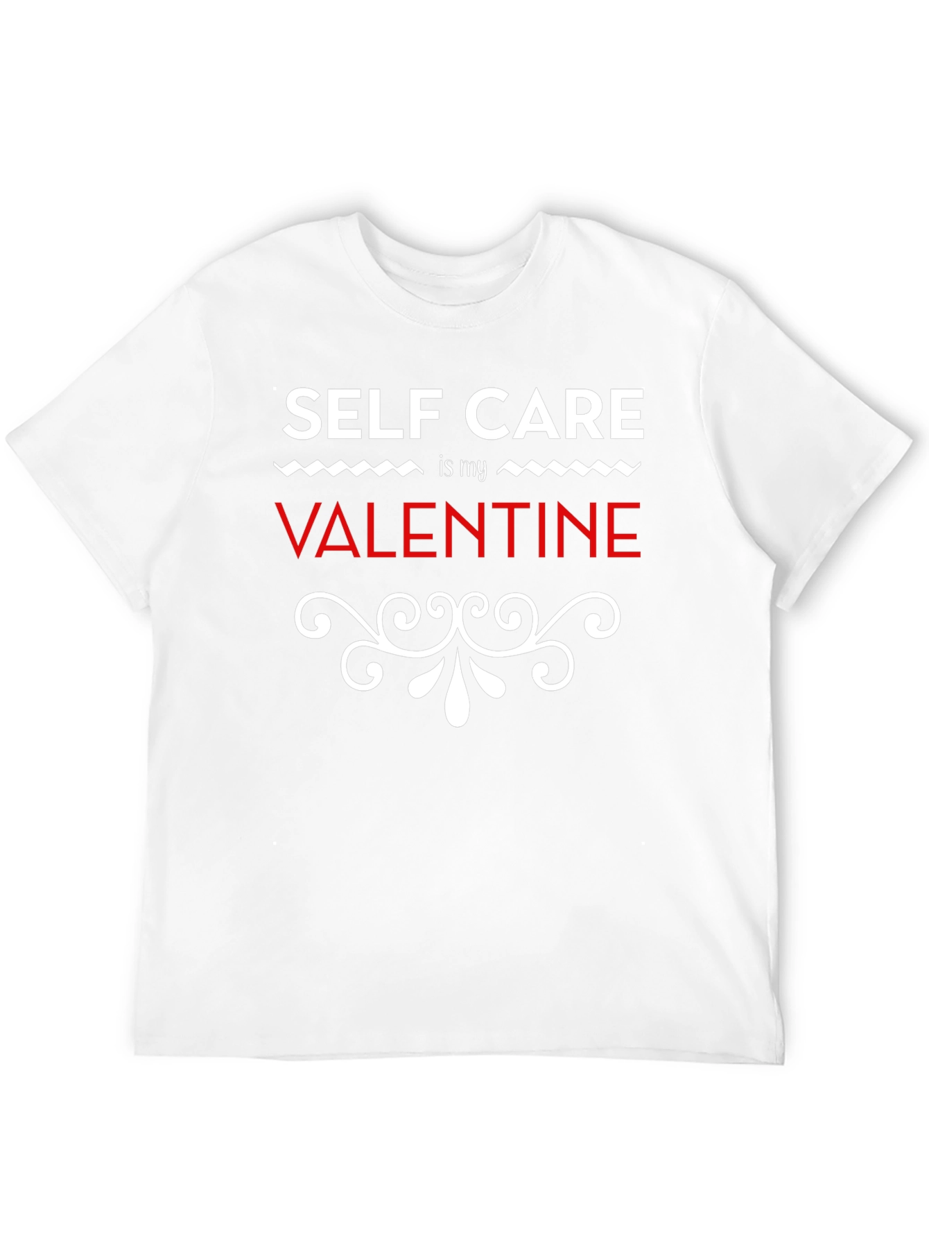 Black Self Care is My Valentine T-Shirt view 12