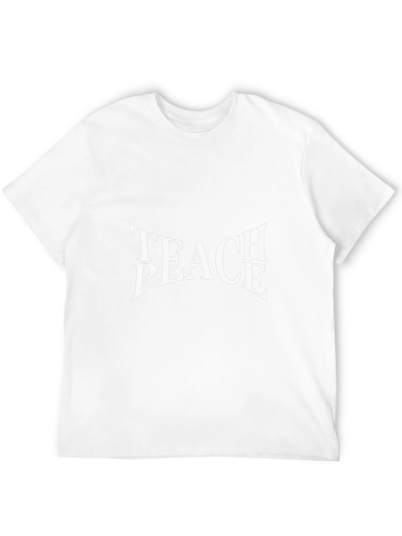 Black Teach Peace Graphic Tee - Unisex Black T-Shirt view 12
