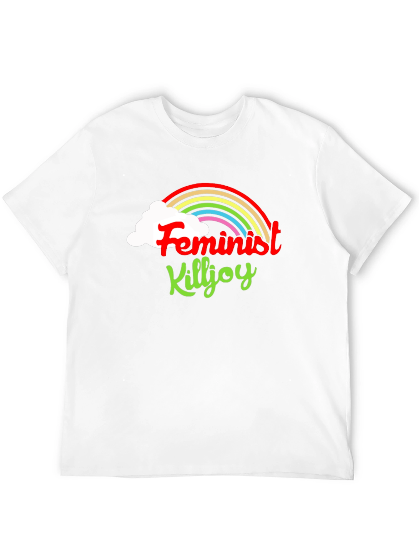 Black Feminist Killjoy Graphic Tee - Rainbow Design view 12