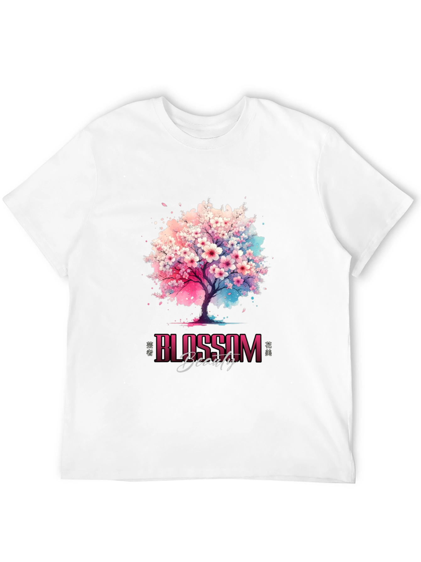 Black Blossom Beauty Graphic Tee - Artistic Design view 12