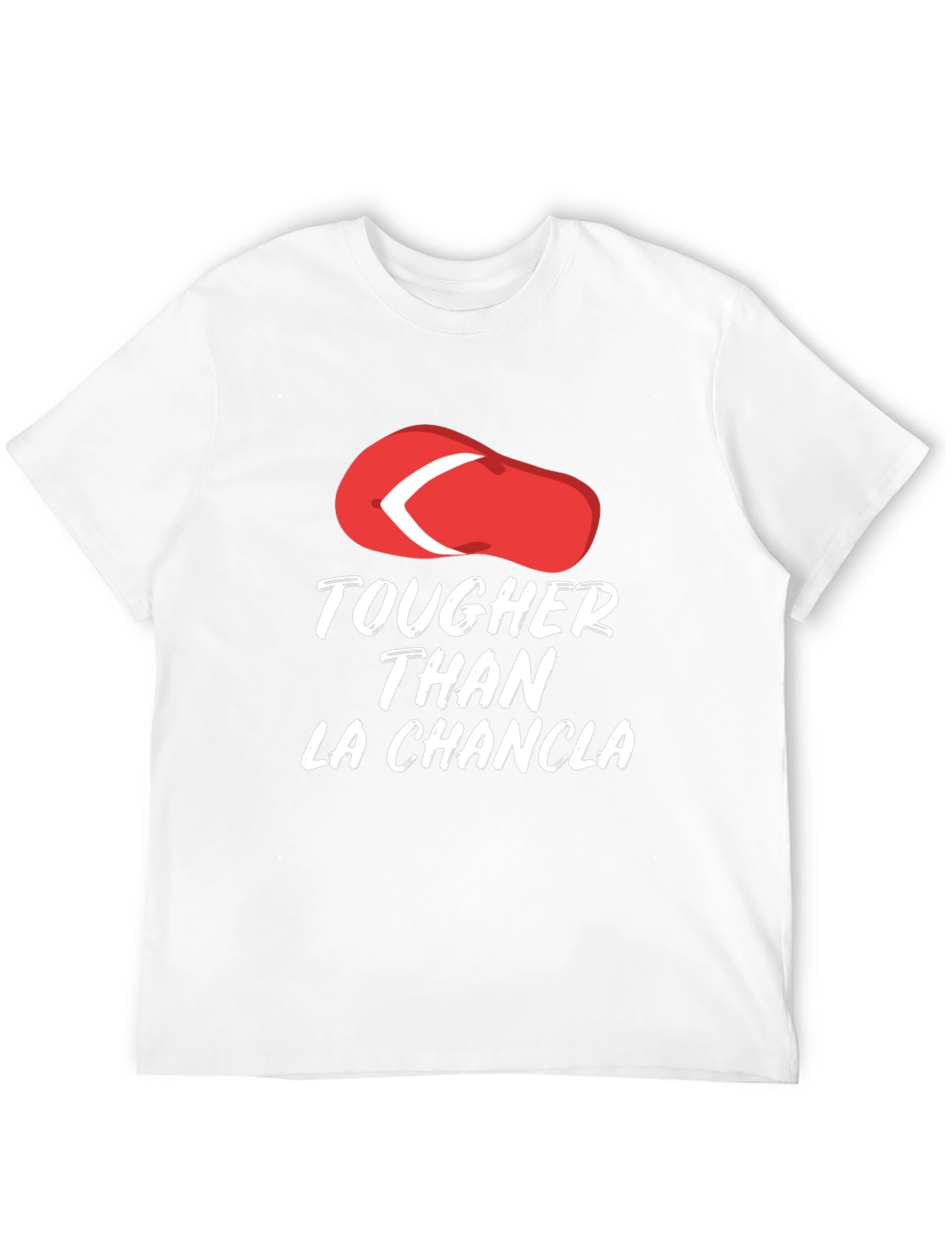 Black Tougher Than La Chancla Funny Graphic Tee view 12