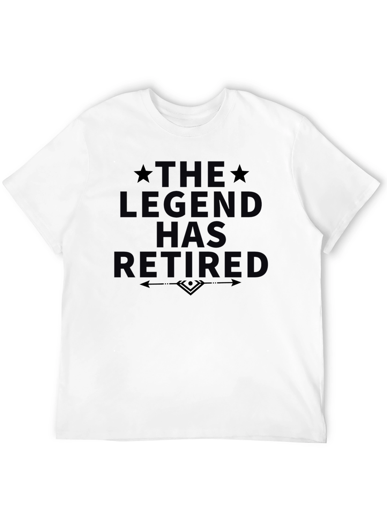 Black The Legend Has Retired Graphic Tee - Black view 12