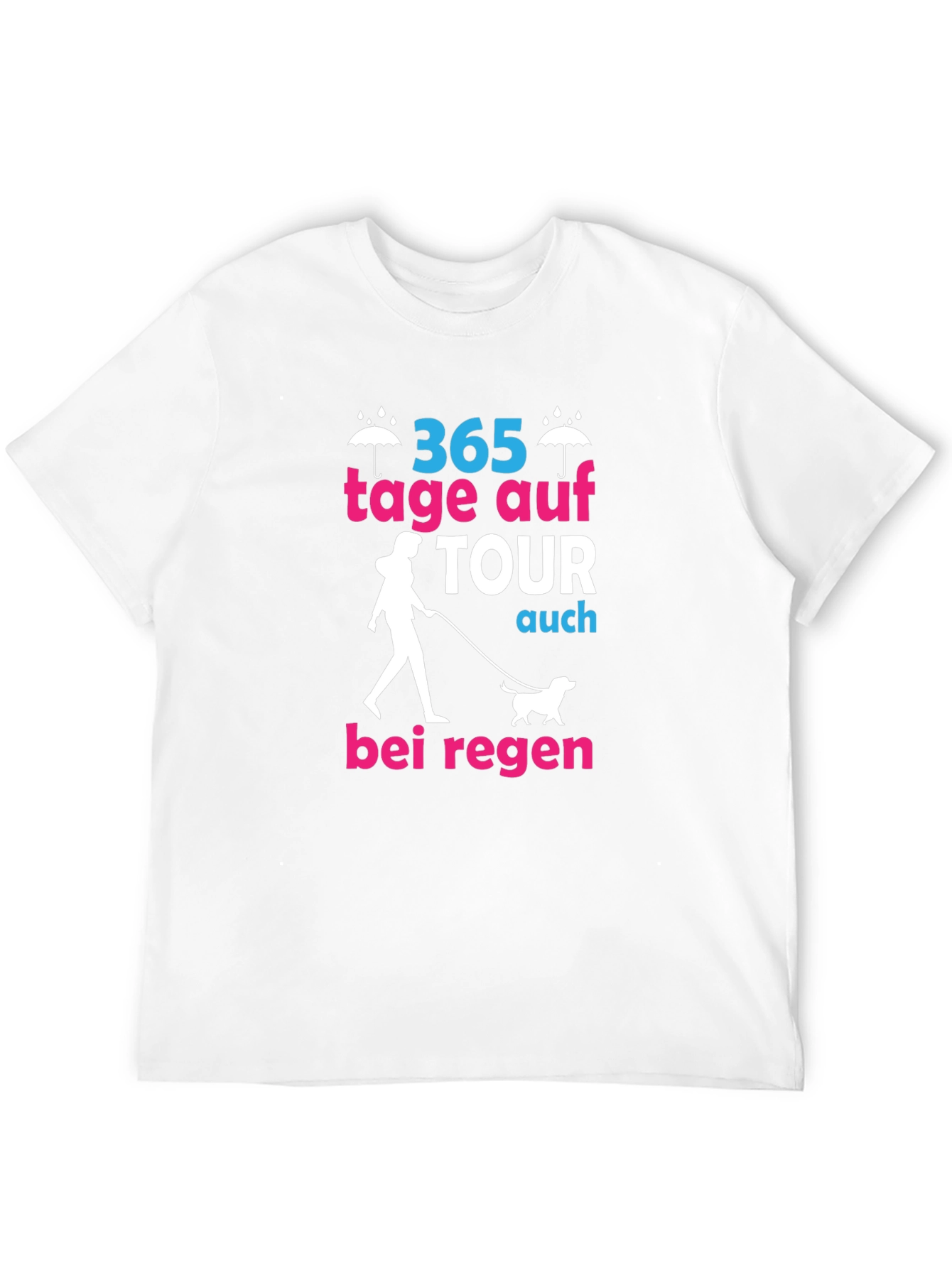 Black 365 Tage Auf Tour T-Shirt - Dog Walker Design view 12