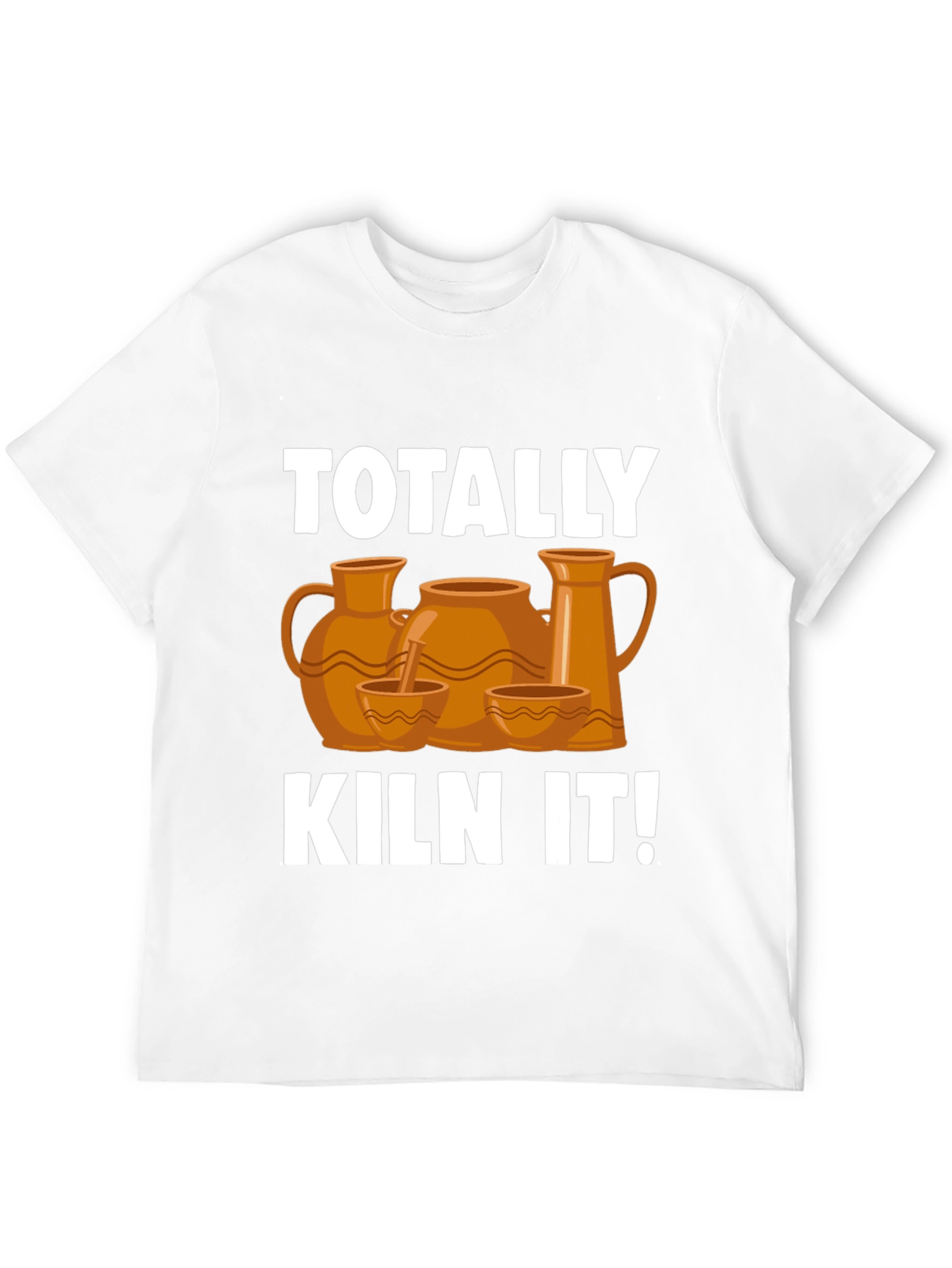 Black Totally Kiln It! Pottery T-Shirt view 12