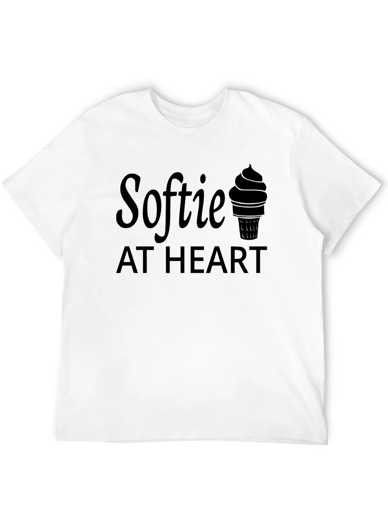 Black Softie at Heart Graphic T-Shirt - Black view 12