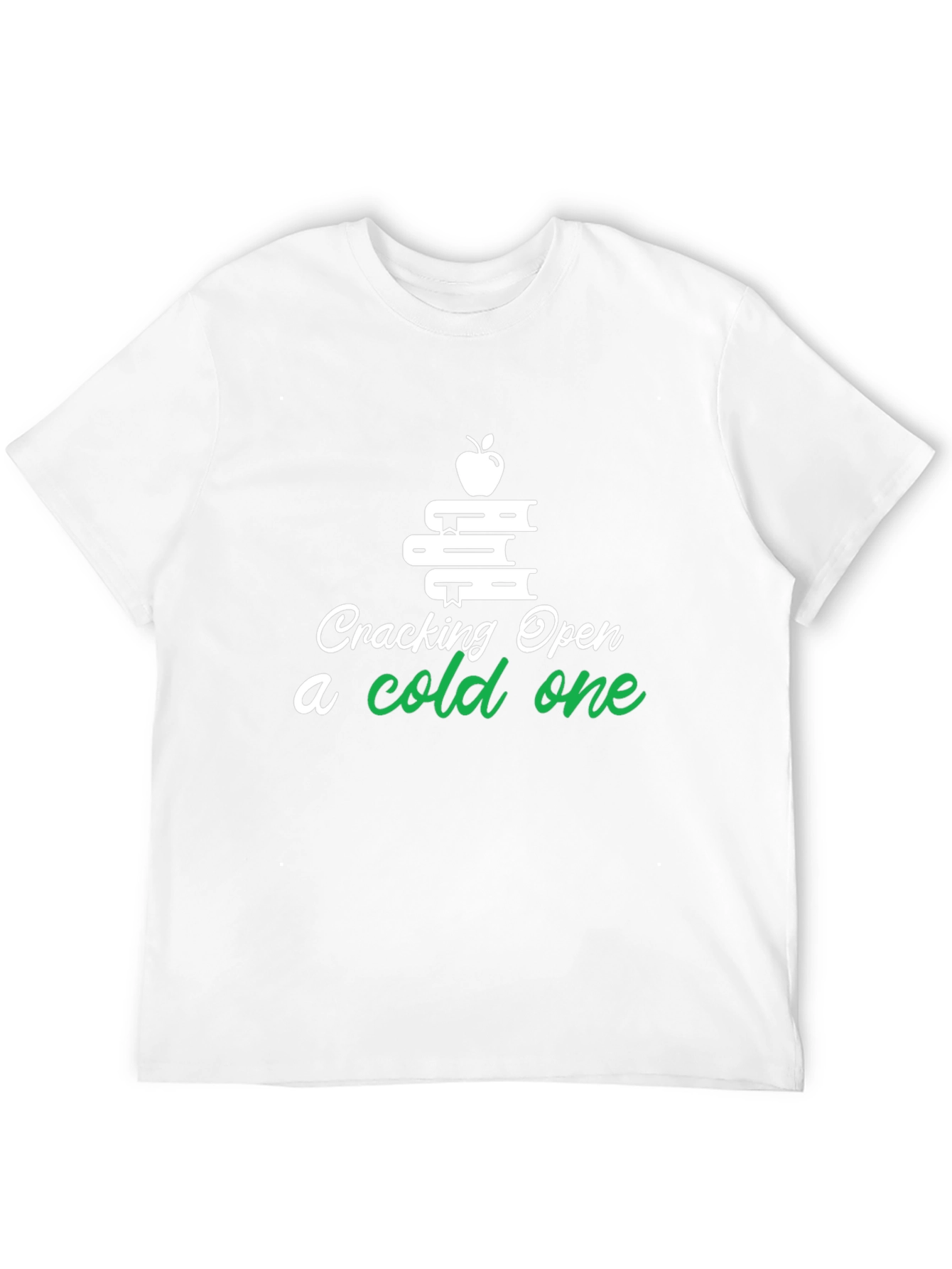 Black Cracking Open a Cold One Book Lover T-Shirt view 12