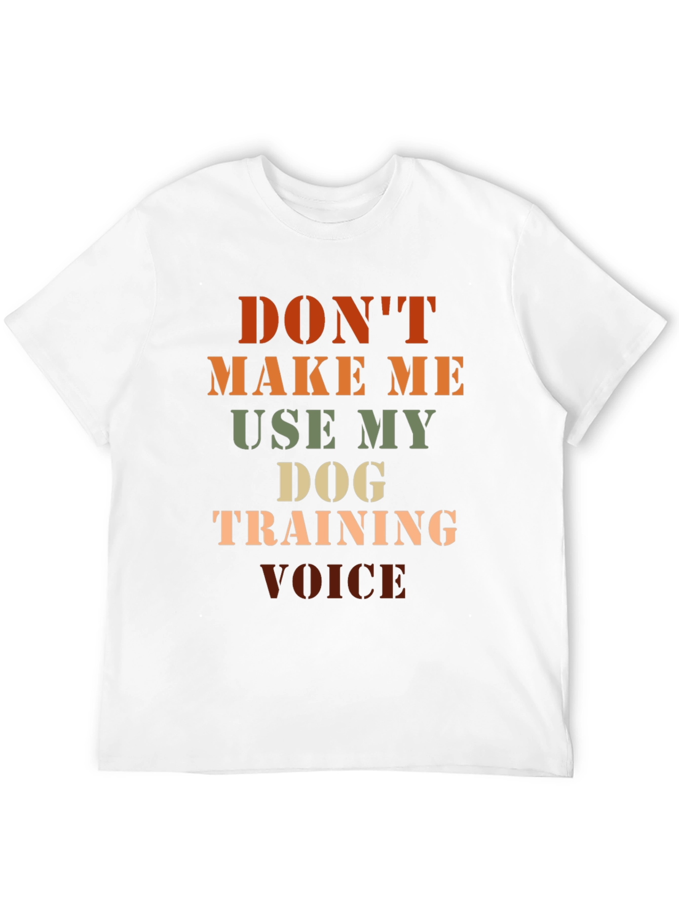 Black Dog Training Voice T-Shirt - Funny Dog Lover Tee view 12