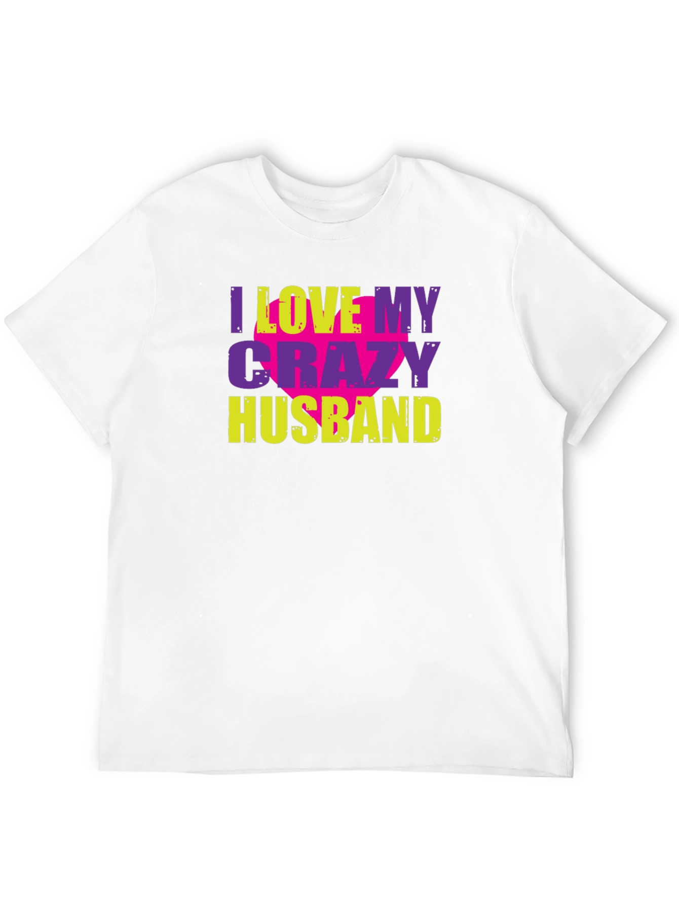 Black I Love My Crazy Husband Graphic Tee view 12