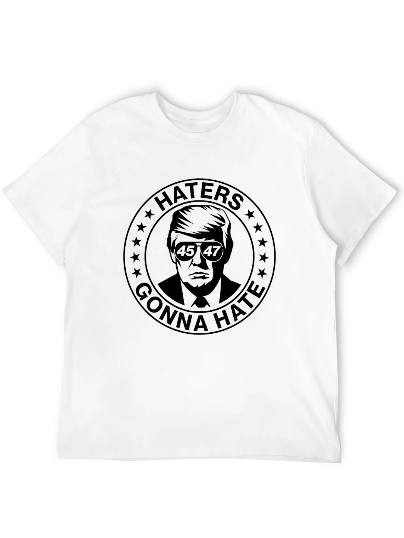 Black Haters Gonna Hate Trump T-Shirt view 12