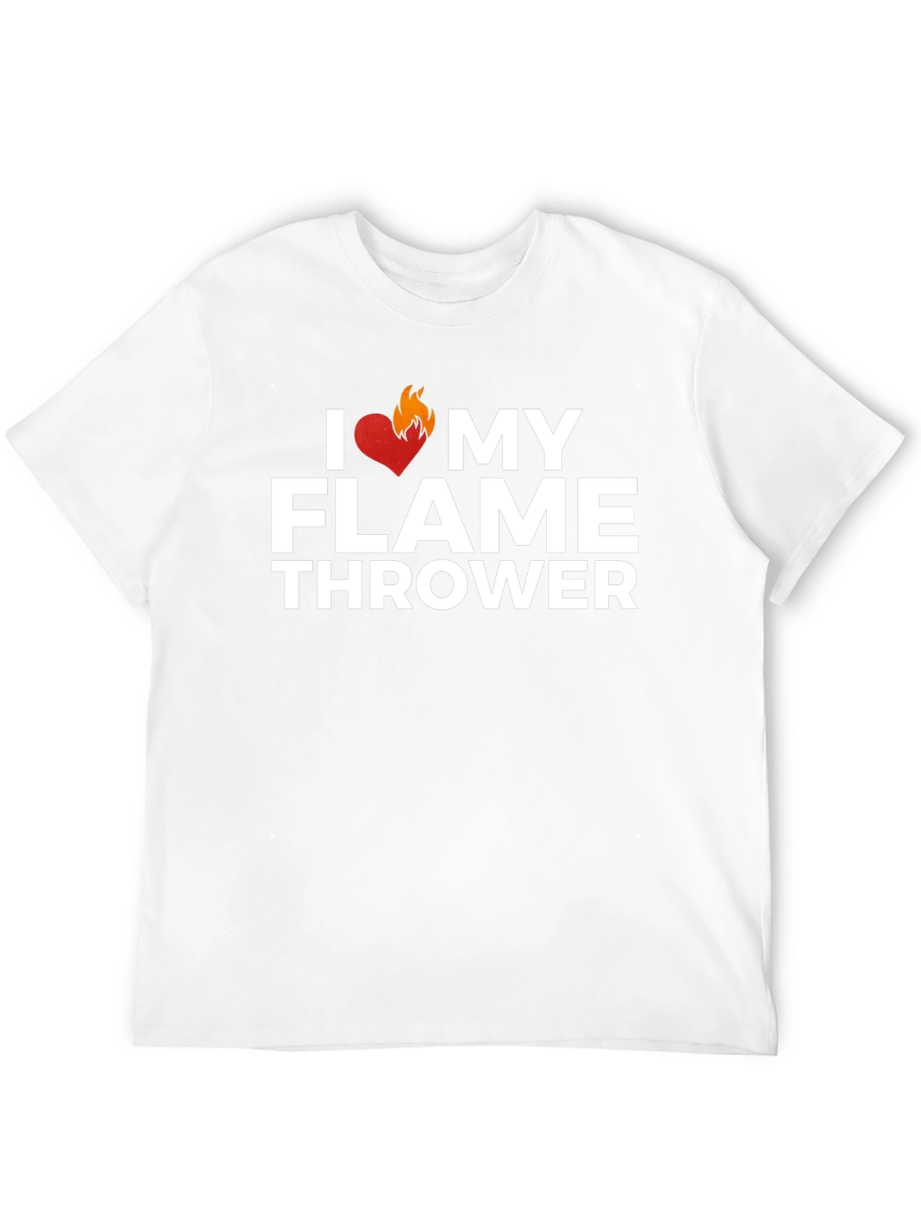 Black I Heart My Flamethrower Graphic Tee view 12