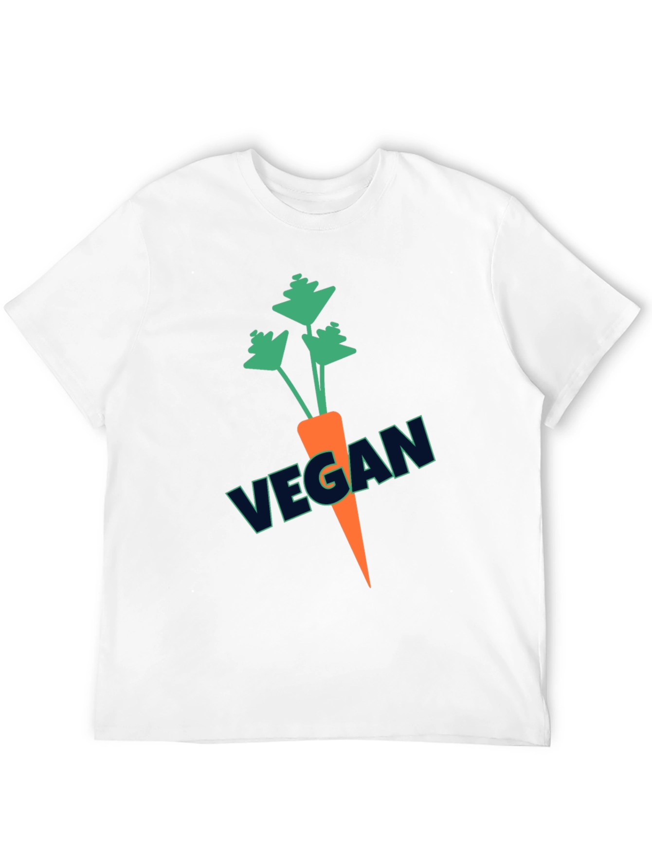 Black Vegan Carrot T-Shirt - Graphic Tee view 12