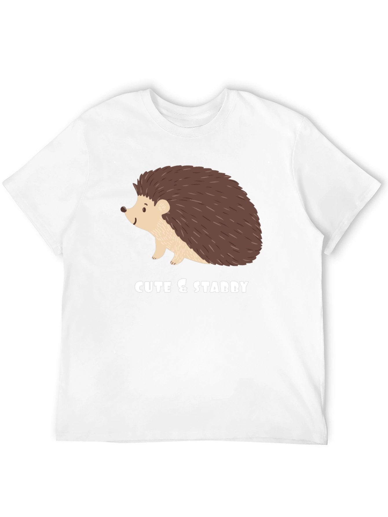 Black Cute & Stabby Hedgehog Graphic Tee view 12