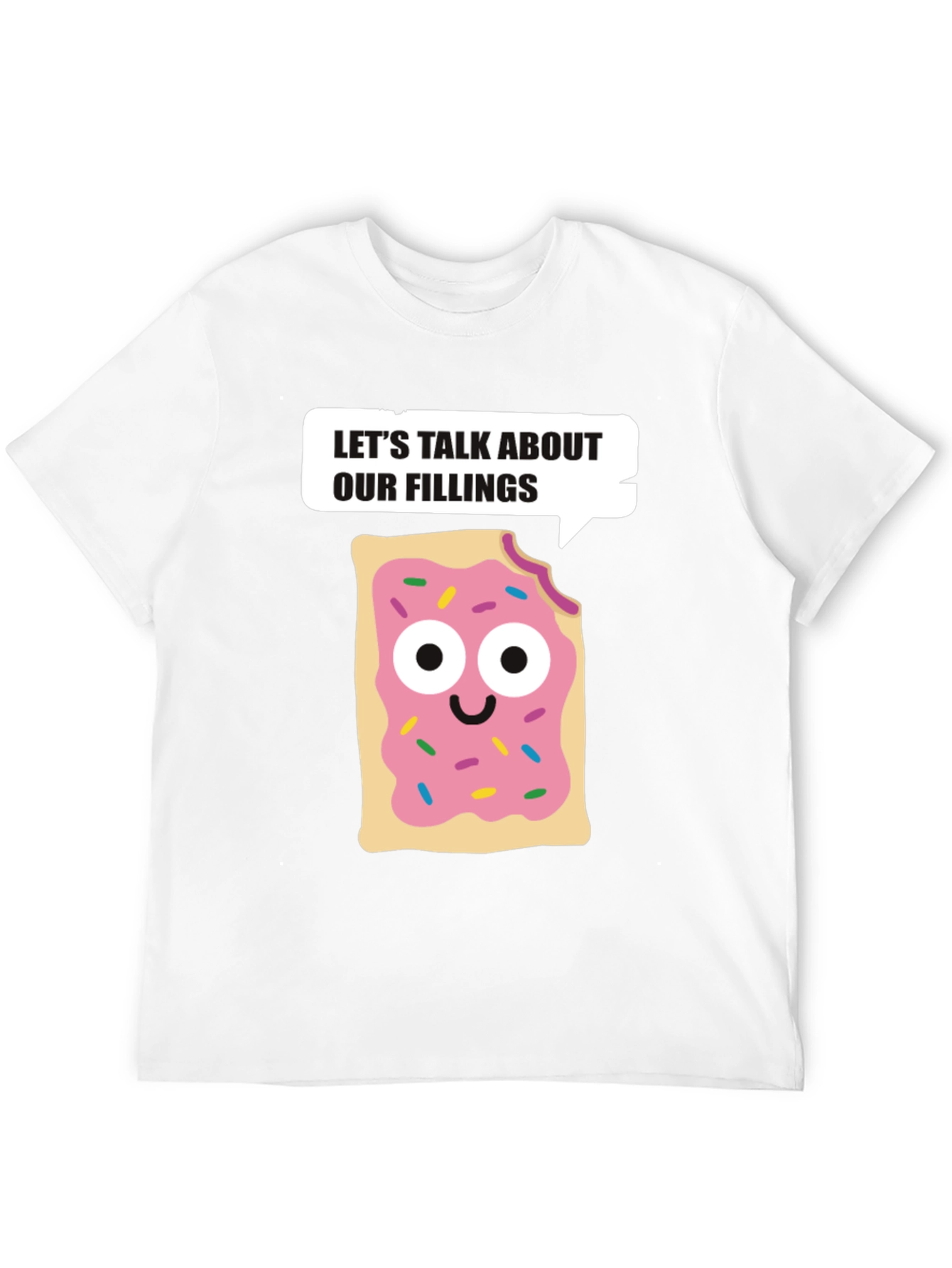 Black Let's Talk About Our Fillings T-Shirt view 12