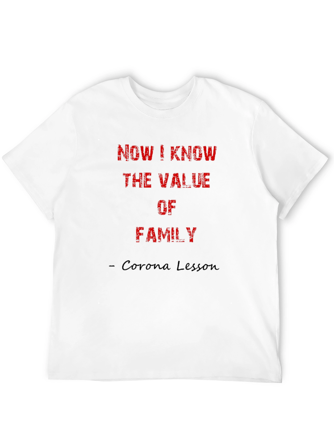 Black Value of Family T-Shirt - Corona Lesson view 12