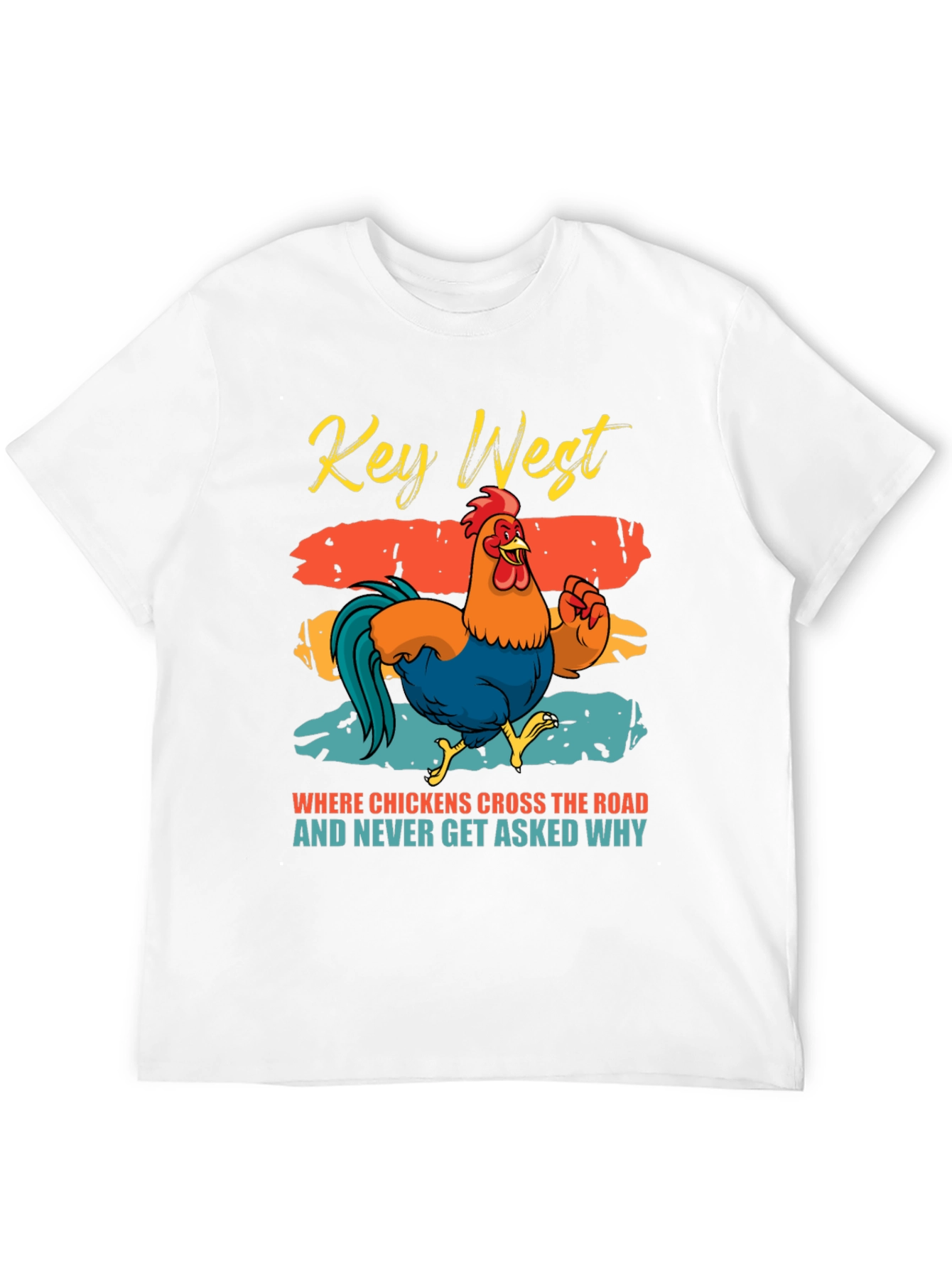 Black Key West Chicken Graphic Tee view 12