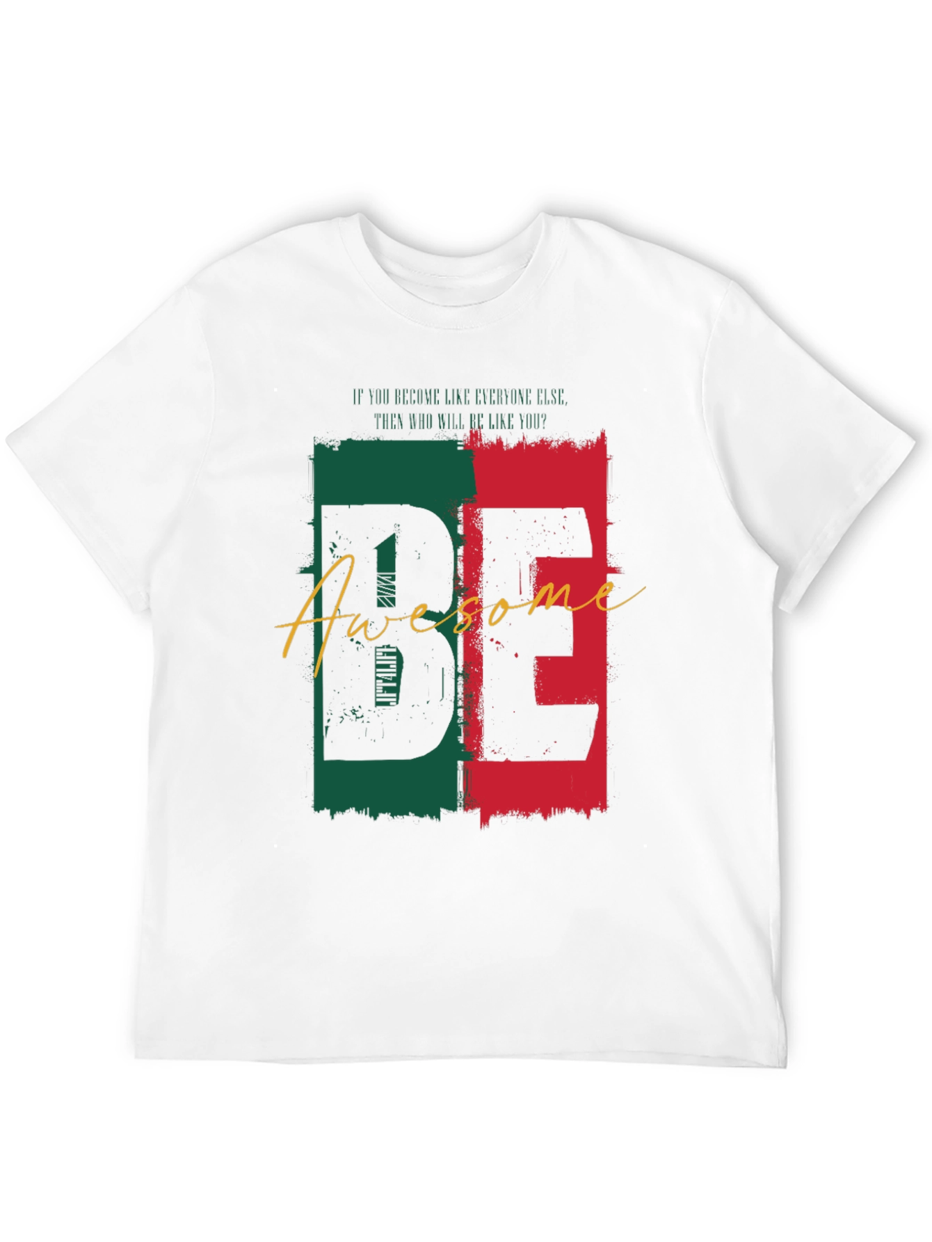 Be Awesome Black Graphic Tee - 12