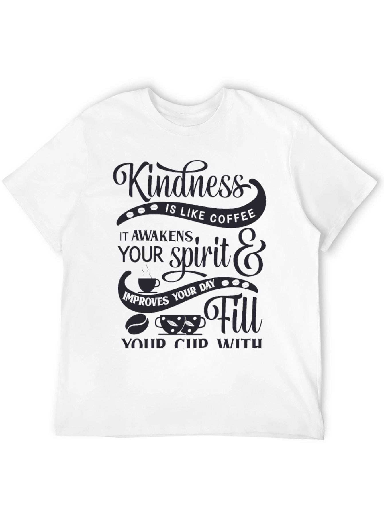 Black Kindness is Like Coffee Graphic Tee view 12