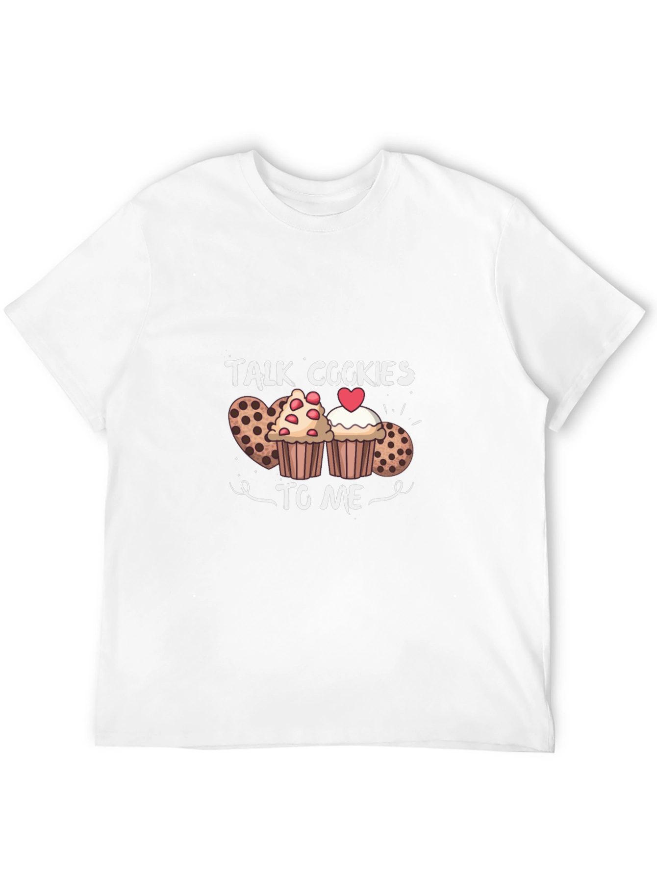 Black Talk Cookies to Me Graphic T-Shirt view 12