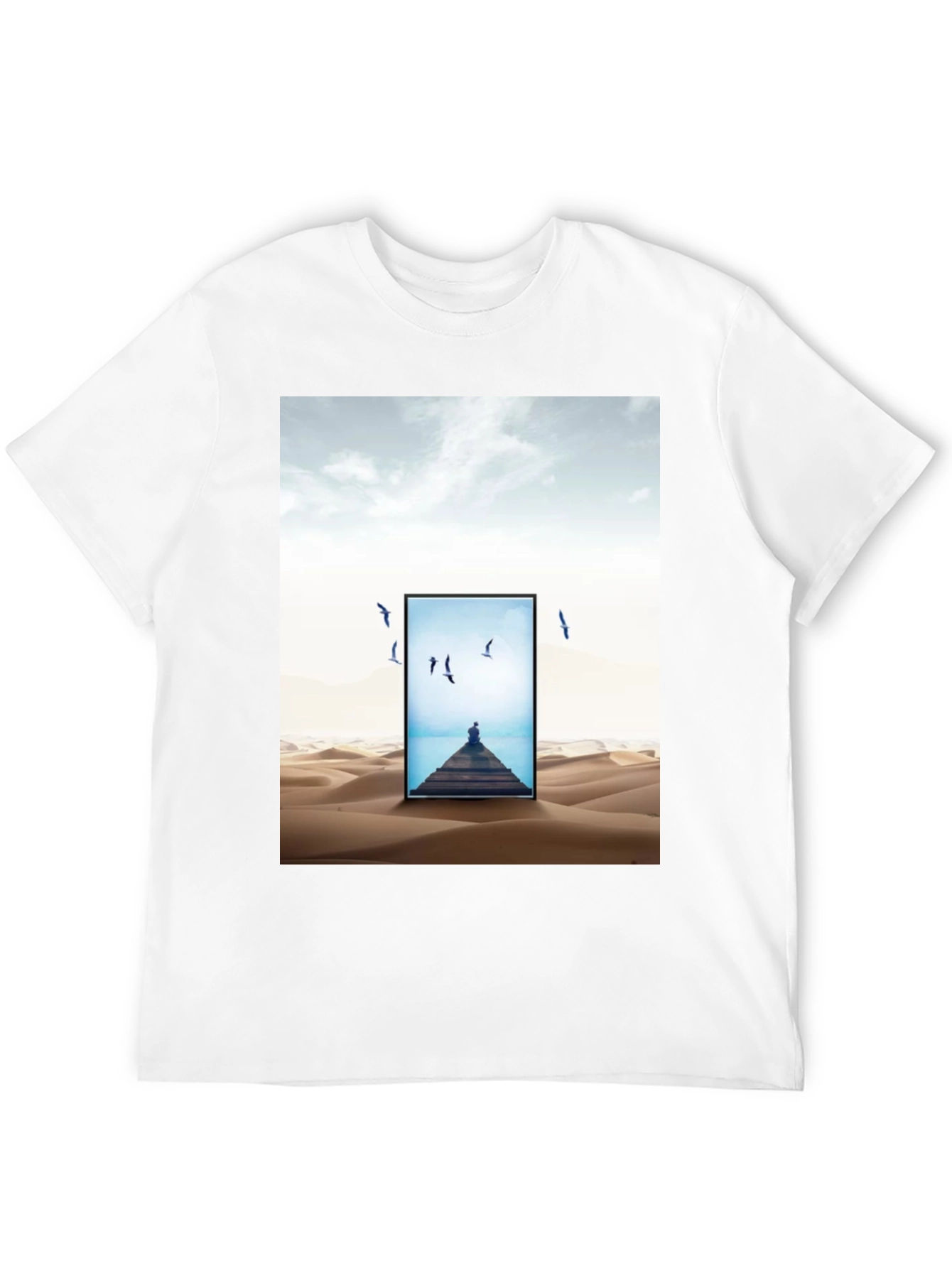 Black Desert Dreamscape Graphic Tee - Black Cotton Blend view 12
