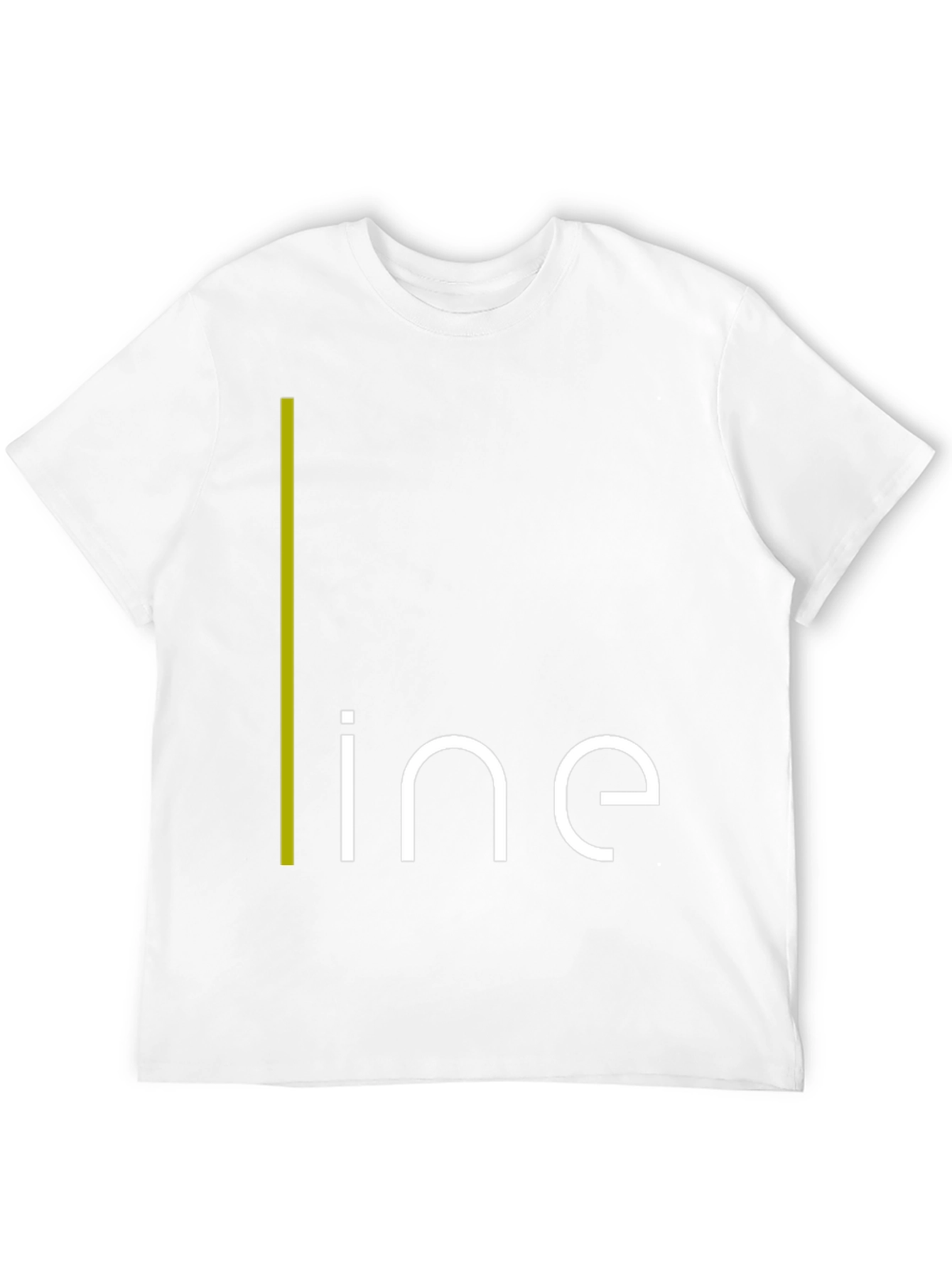 Black Modern Minimalist Line Graphic T-Shirt view 12