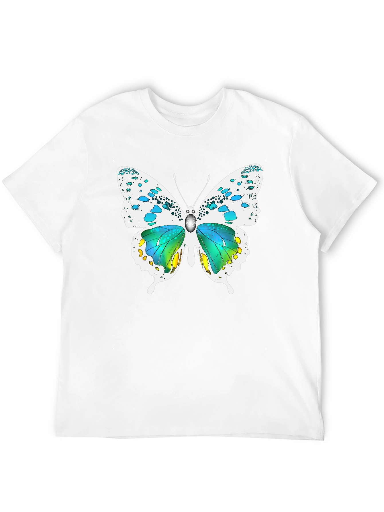 Black Butterfly Graphic Black T-Shirt view 12