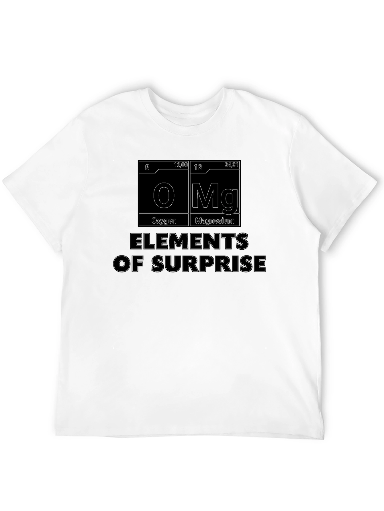 Black Elements of Surprise T-Shirt - Science Humor Tee view 12