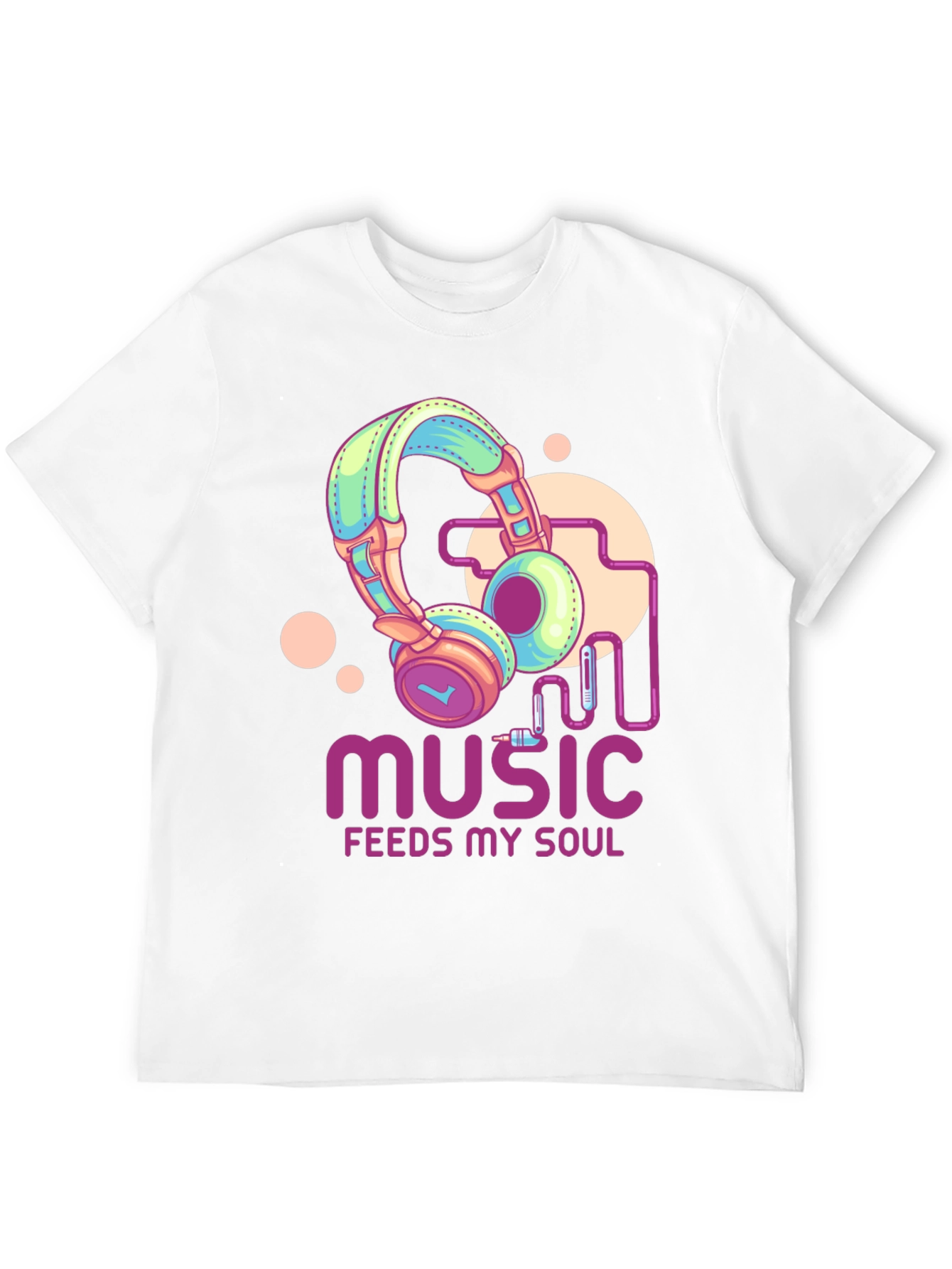 Black Music Feeds My Soul Graphic T-Shirt view 12