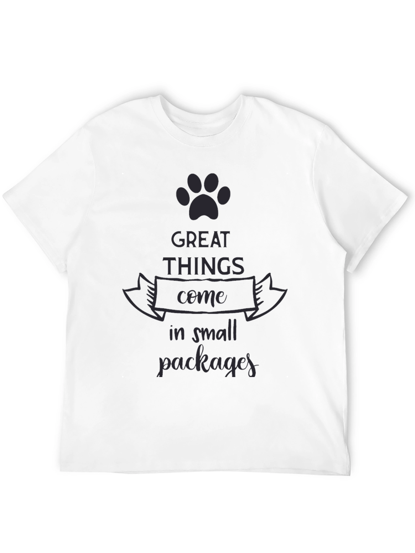 Black Great Things in Small Packages T-Shirt view 12