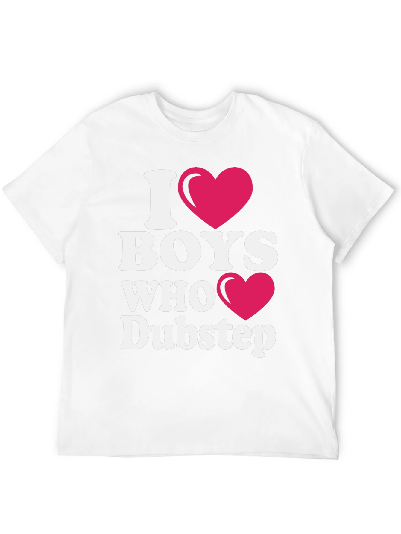 Black I Heart Boys Who Dubstep T-Shirt view 12